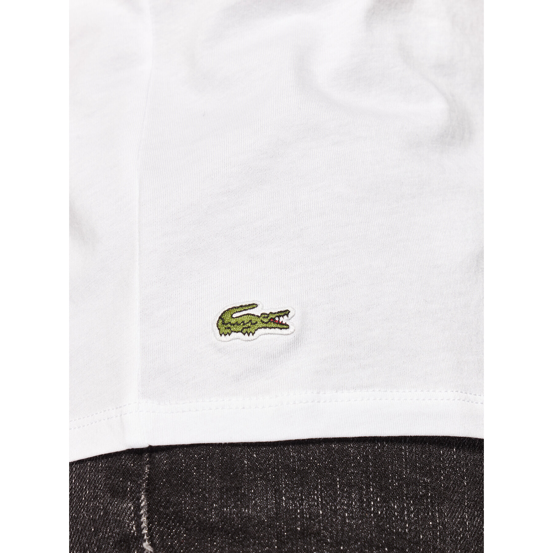 Lacoste Súprava 3 tričiek TH3451 Biela Regular Fit - Pepit.sk