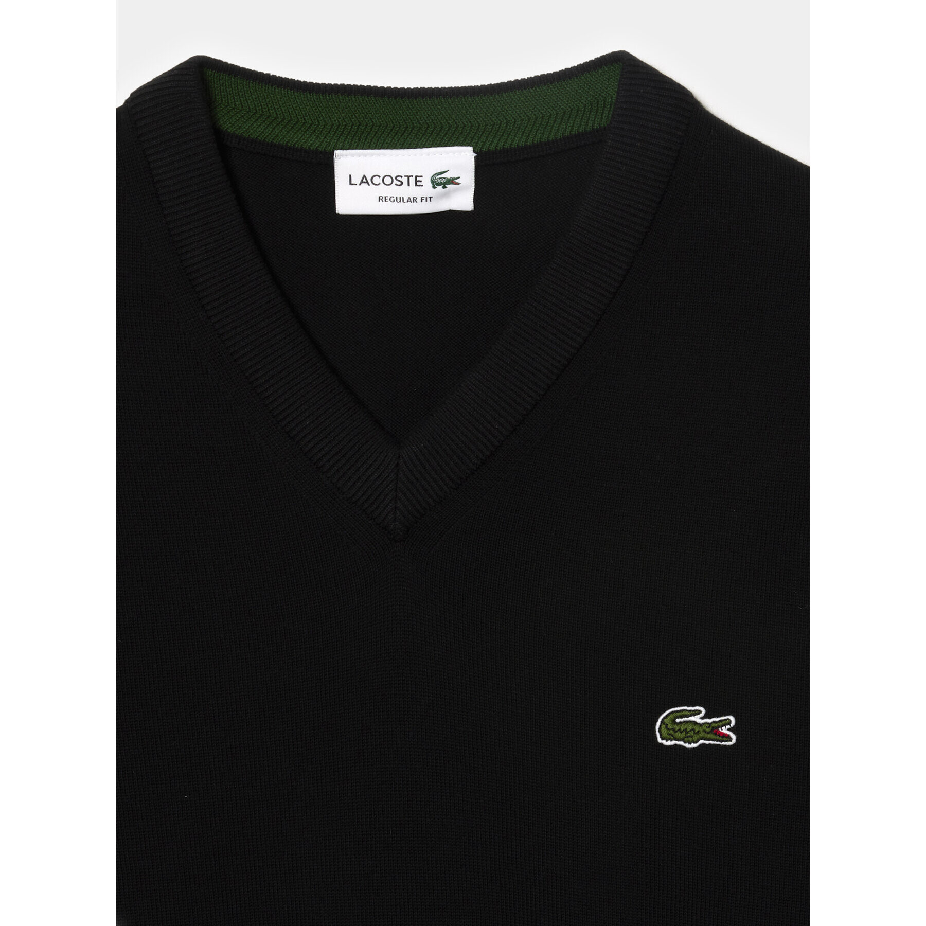 Lacoste Sveter AH1951 Čierna Regular Fit - Pepit.sk