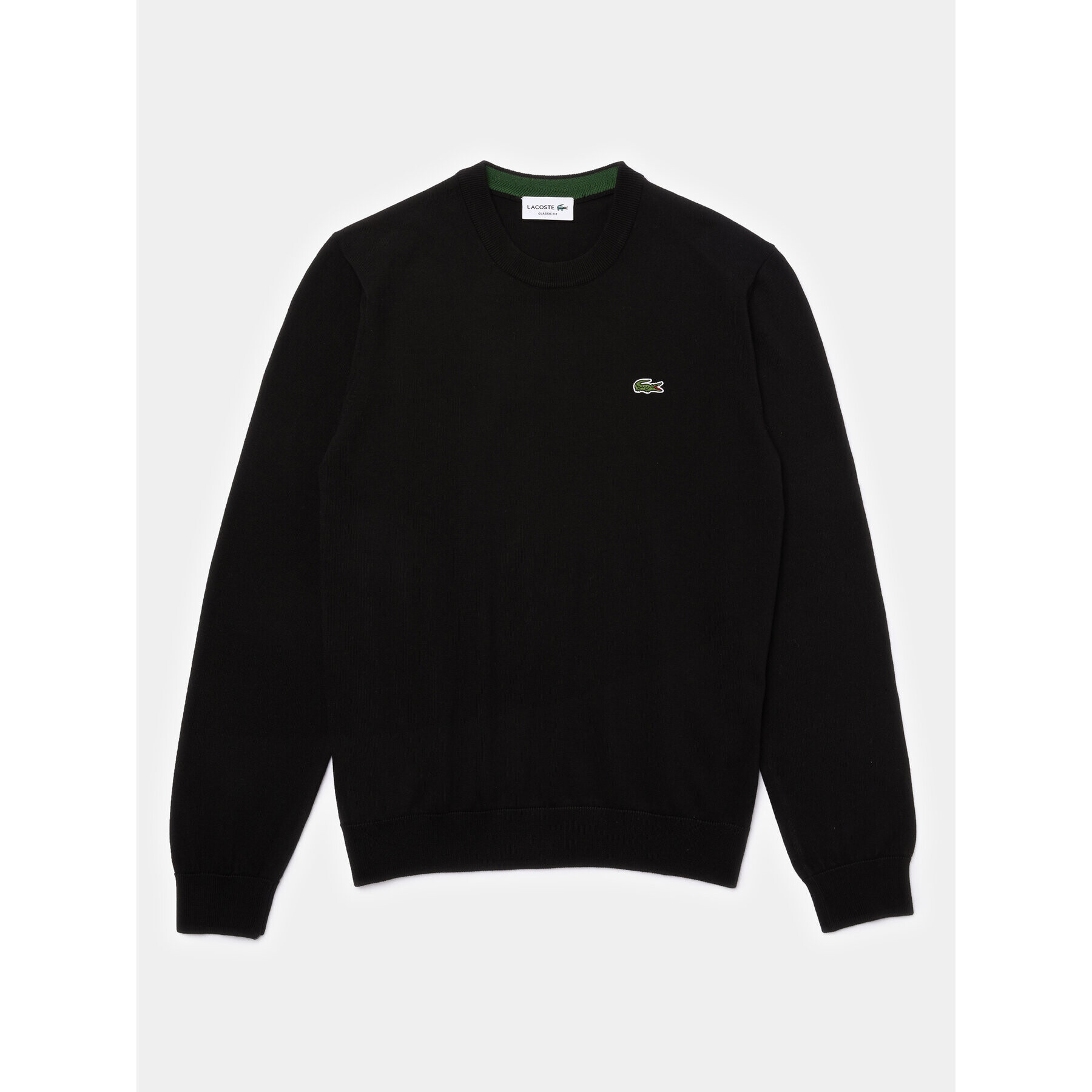 Lacoste Sveter AH1985 Čierna Regular Fit - Pepit.sk