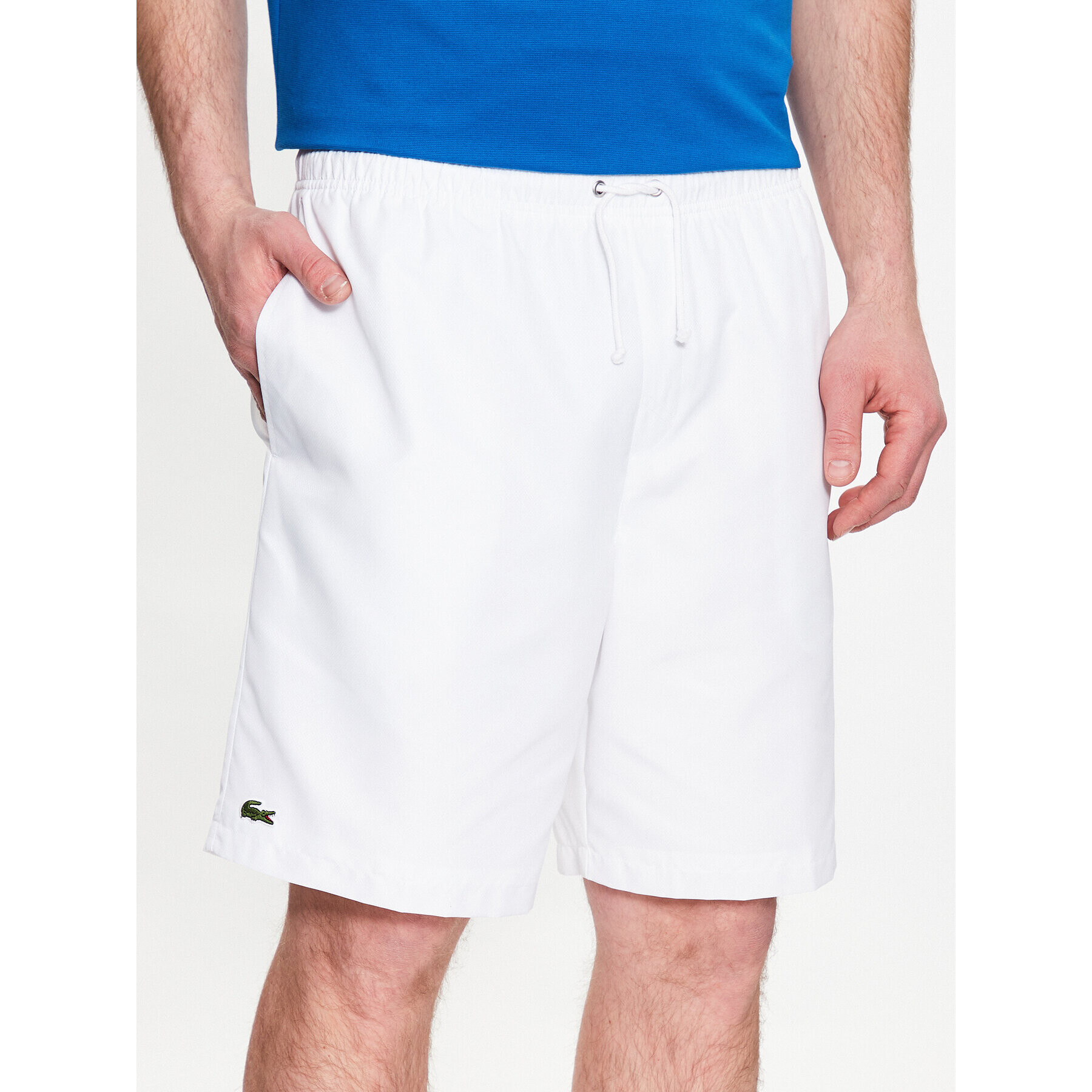 Lacoste Tenisové šortky GH353T Biela Regular Fit - Pepit.sk