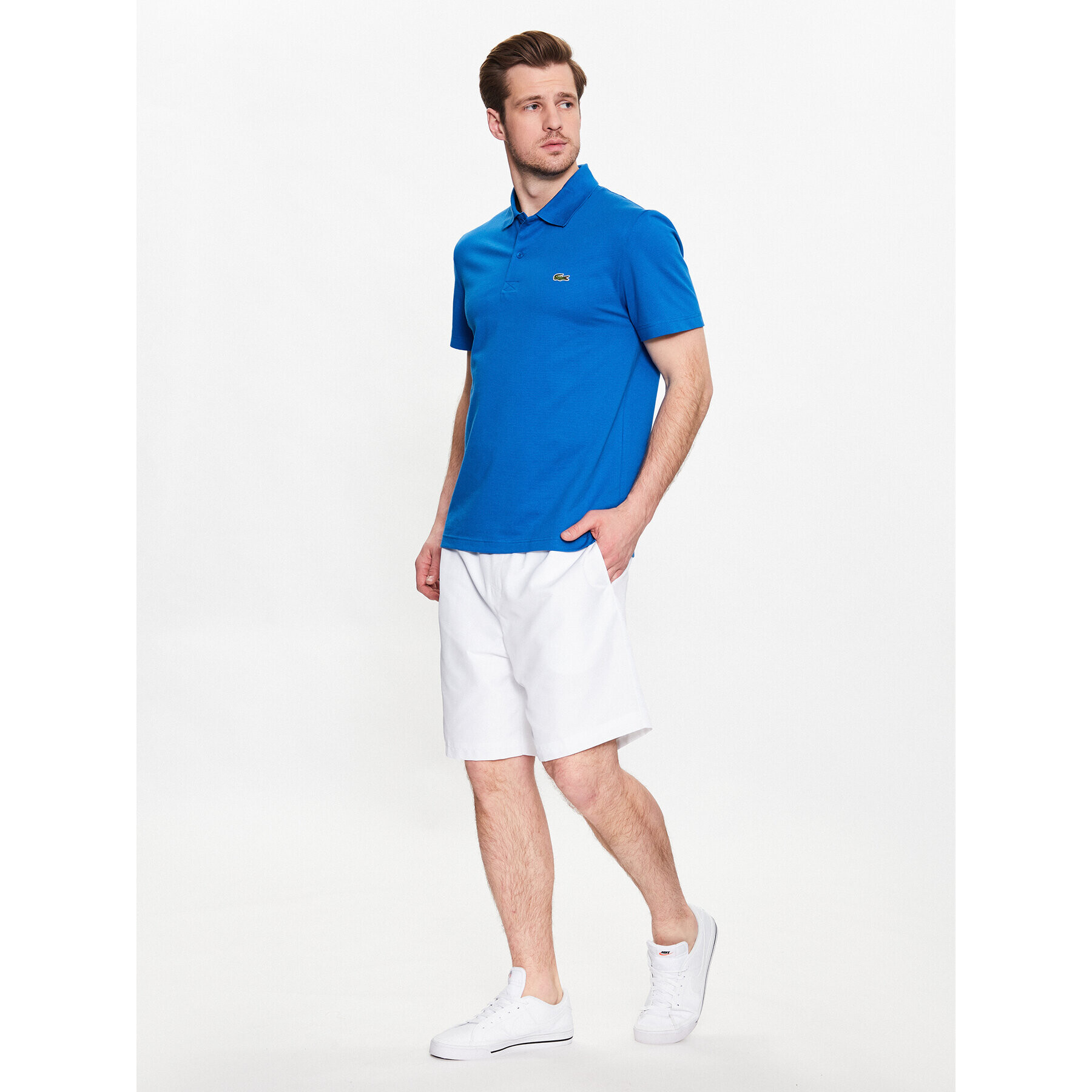 Lacoste Tenisové šortky GH353T Biela Regular Fit - Pepit.sk