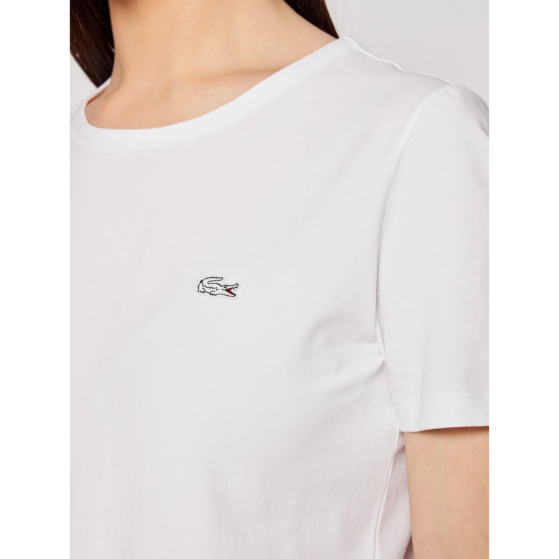 Lacoste Tričko TF0998 Biela Regular Fit - Pepit.sk