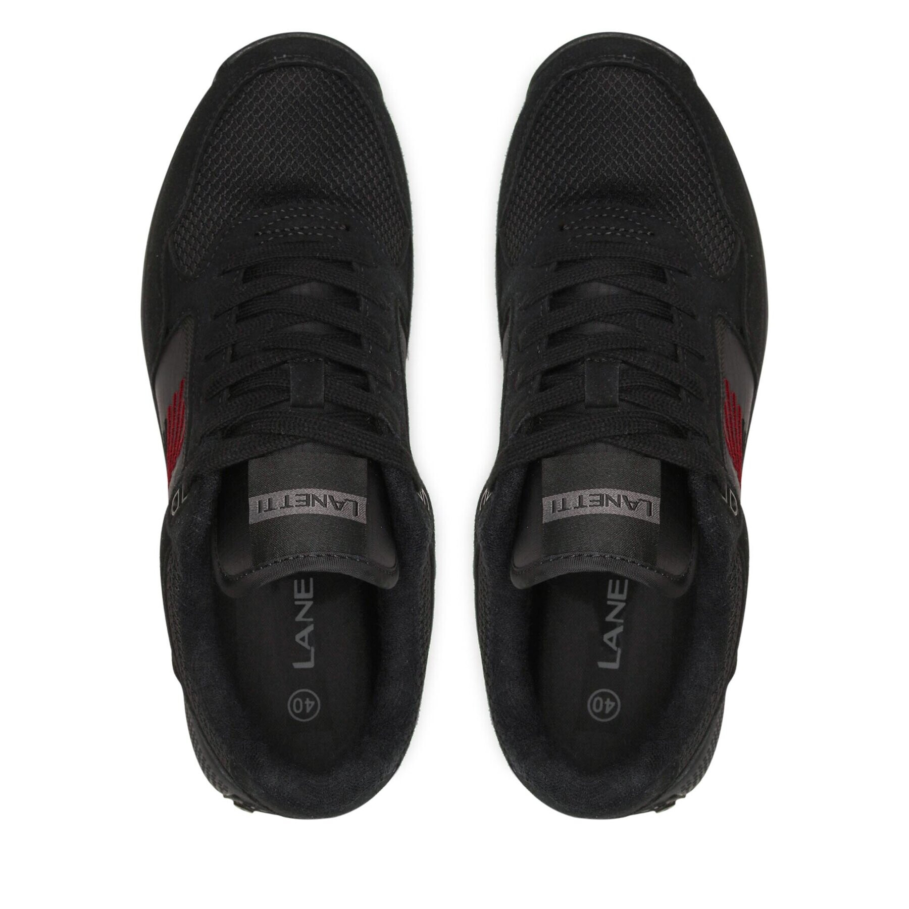 Lanetti Sneakersy MP07-11698-01 Čierna - Pepit.sk