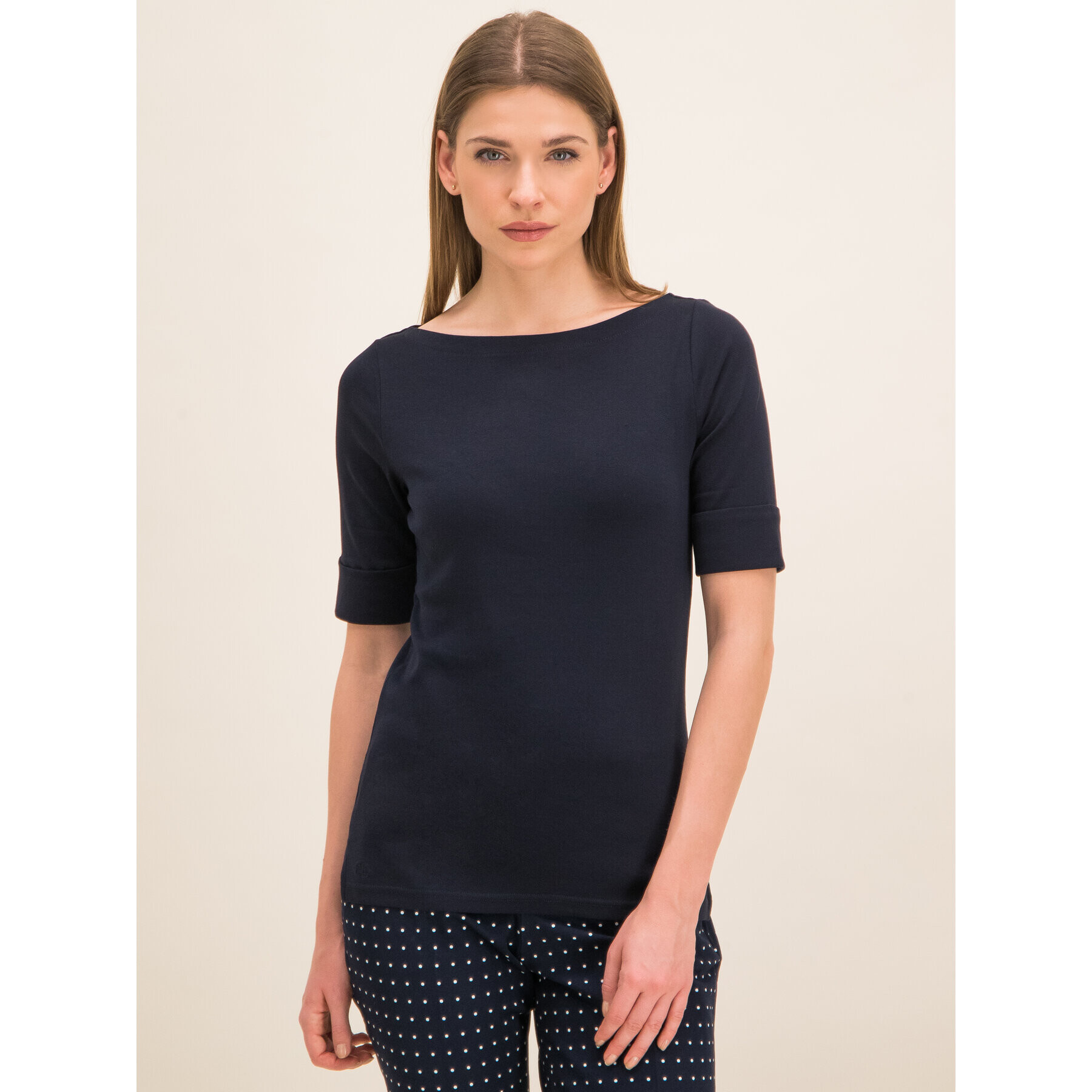 Lauren Ralph Lauren Blúzka 200654963 Tmavomodrá Regular Fit - Pepit.sk