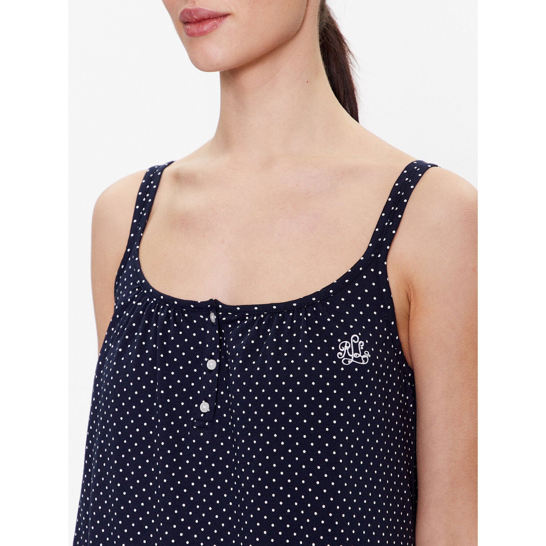 Lauren Ralph Lauren Nočná košeľa I812702 Tmavomodrá Regular Fit - Pepit.sk