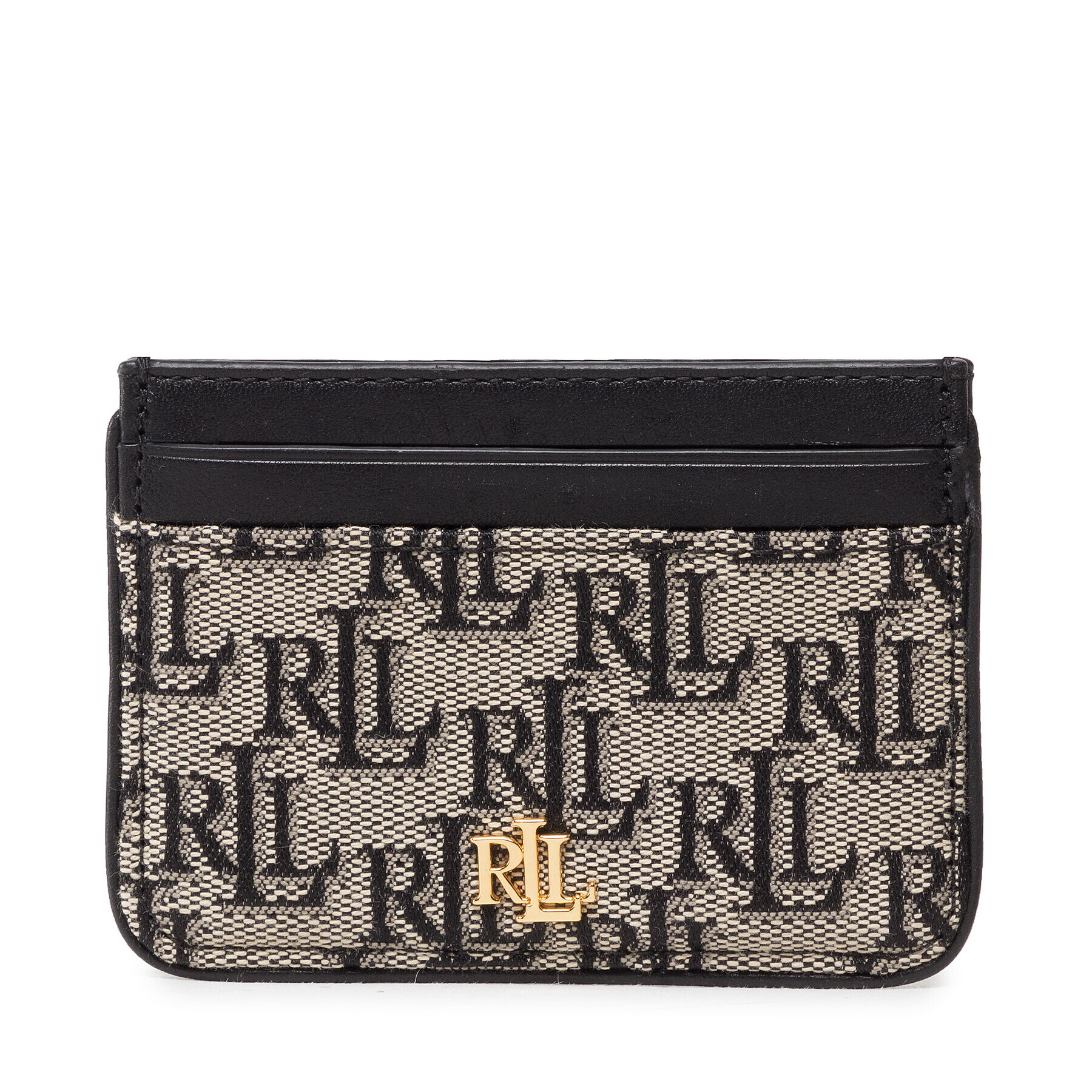 Lauren Ralph Lauren Puzdro na kreditné karty Slim Card 432867169006 Čierna - Pepit.sk