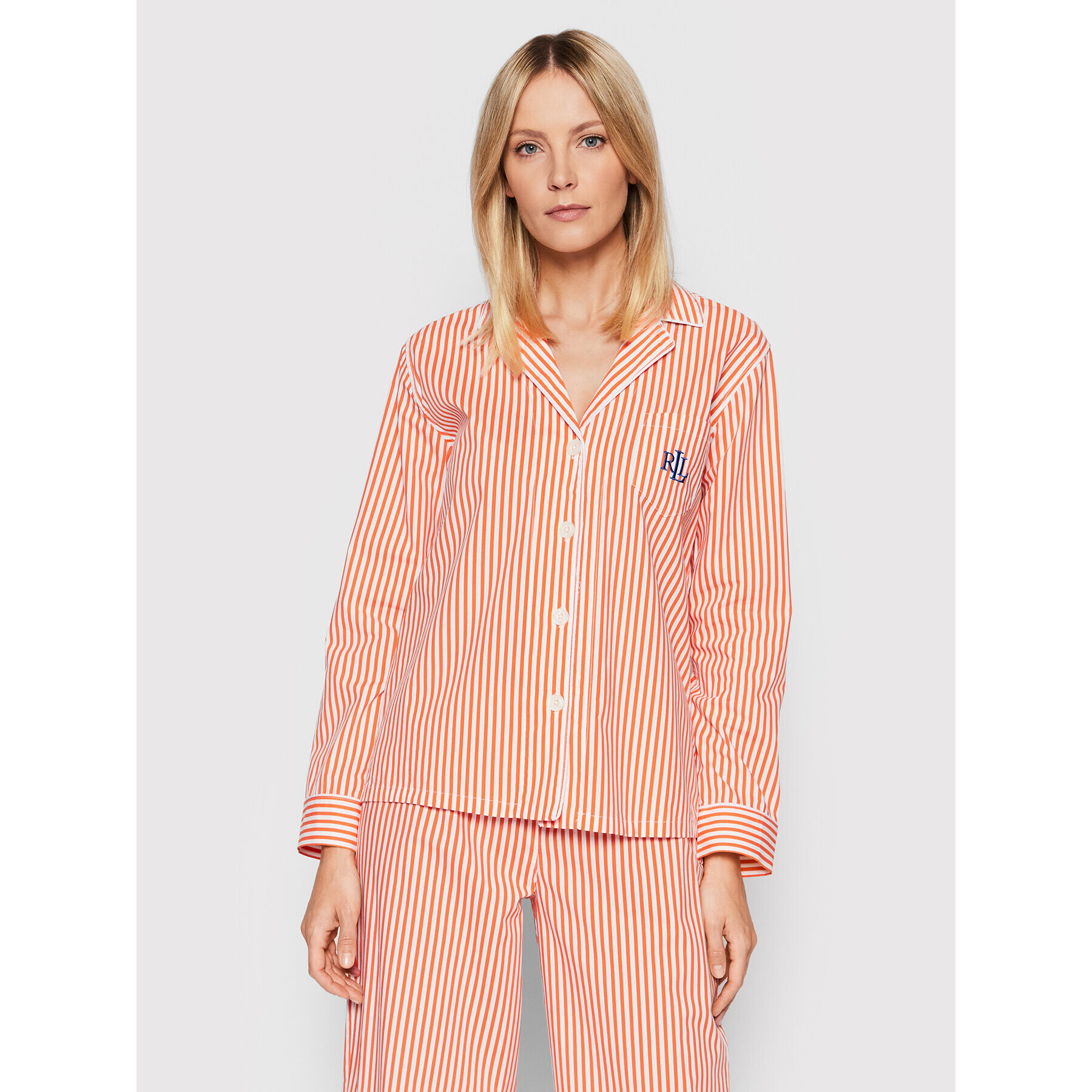 Lauren Ralph Lauren Pyžamo ILN92152 Oranžová Regular Fit - Pepit.sk