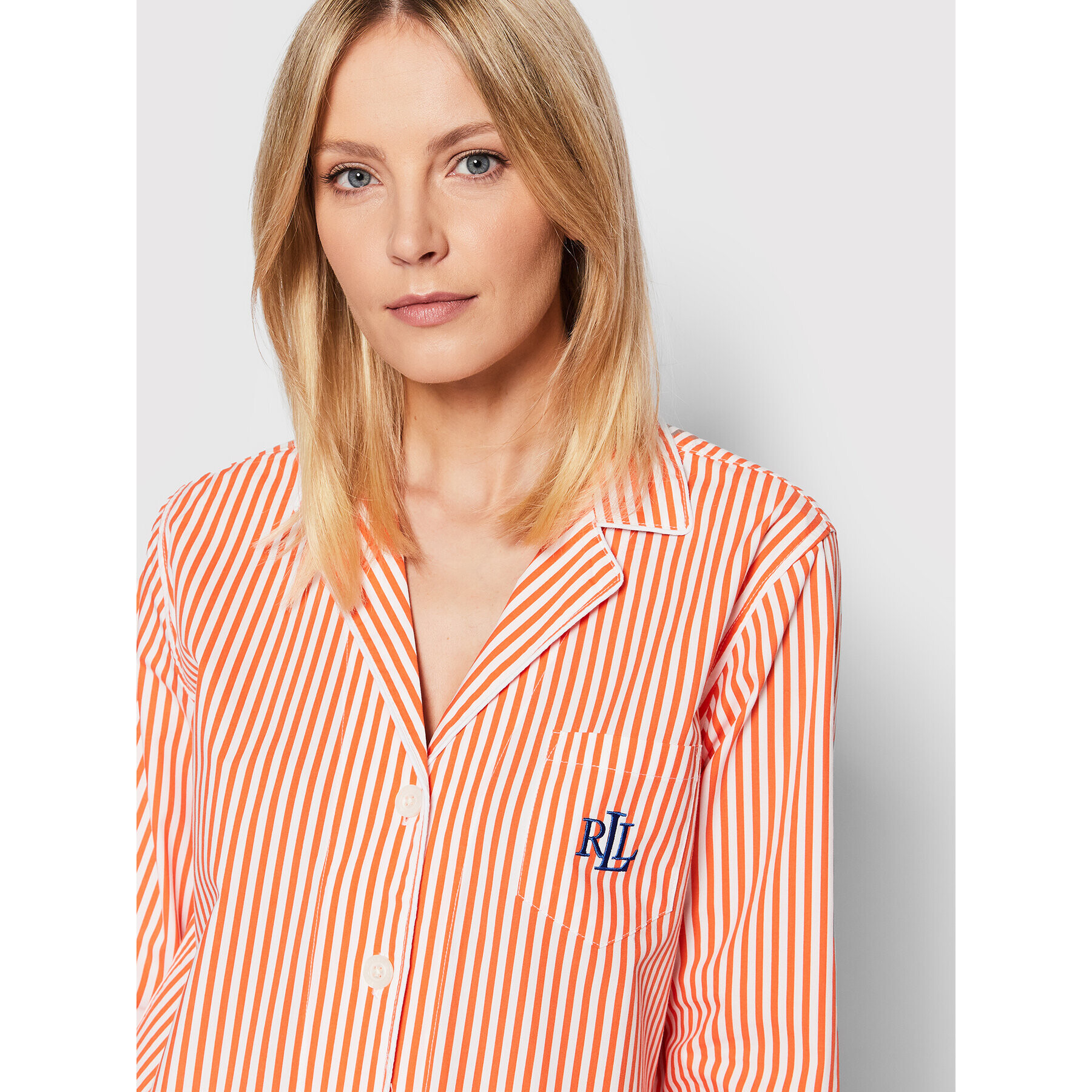 Lauren Ralph Lauren Pyžamo ILN92152 Oranžová Regular Fit - Pepit.sk