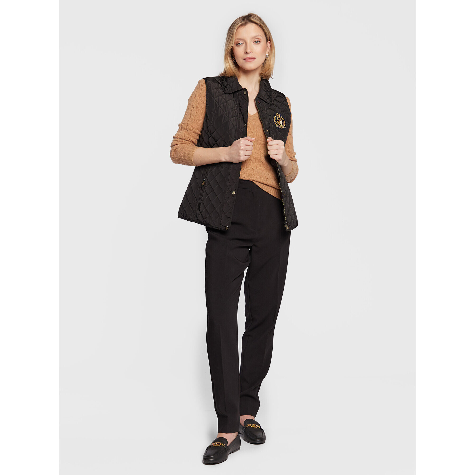 Lauren Ralph Lauren Vesta 297876474002 Čierna Regular Fit - Pepit.sk