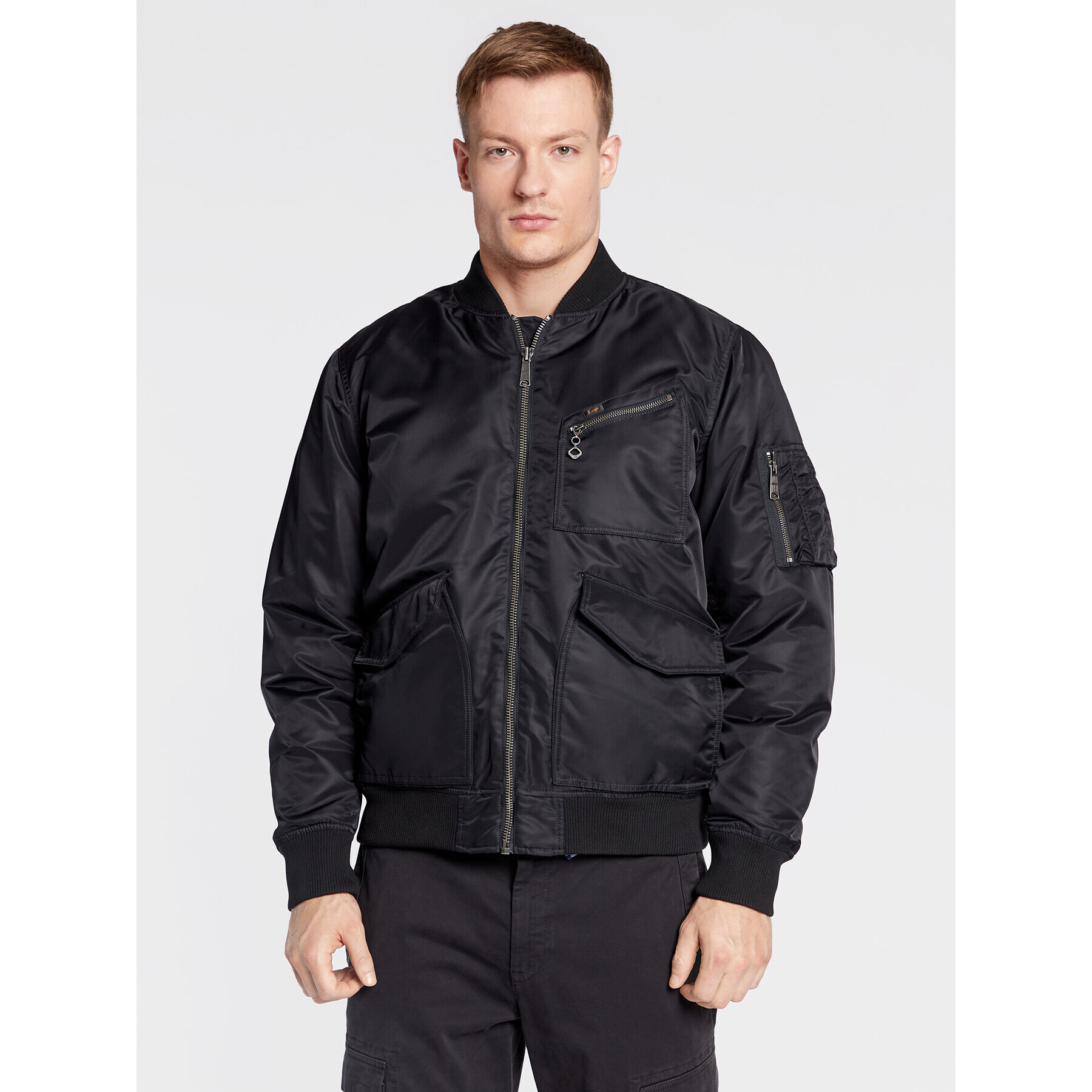 Lee Bundy bomber Bomber L87GOS01 112321553 Čierna Regular Fit - Pepit.sk