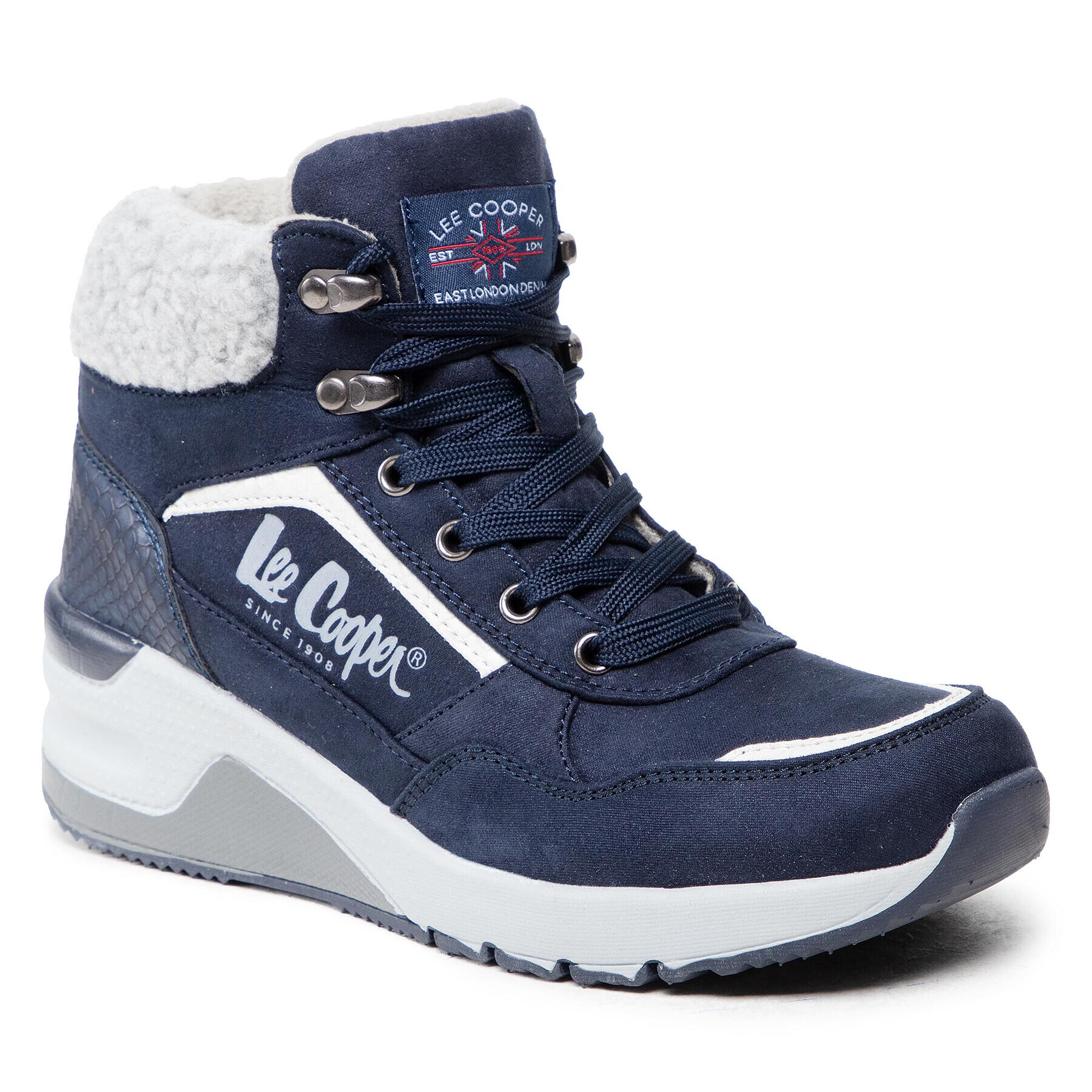 Lee Cooper Členková obuv LCJ-21-01-0559L Tmavomodrá - Pepit.sk