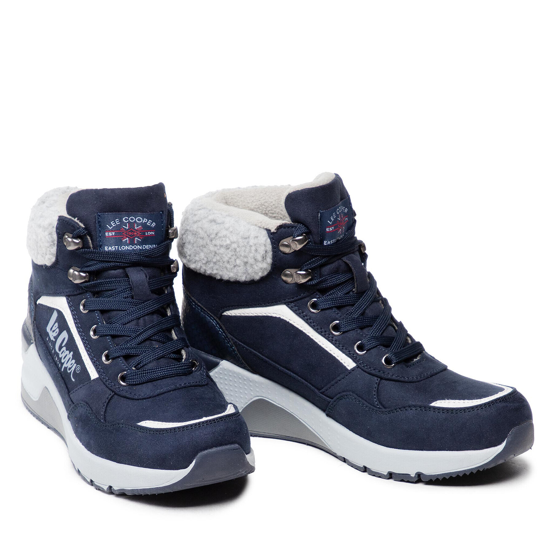 Lee Cooper Členková obuv LCJ-21-01-0559L Tmavomodrá - Pepit.sk