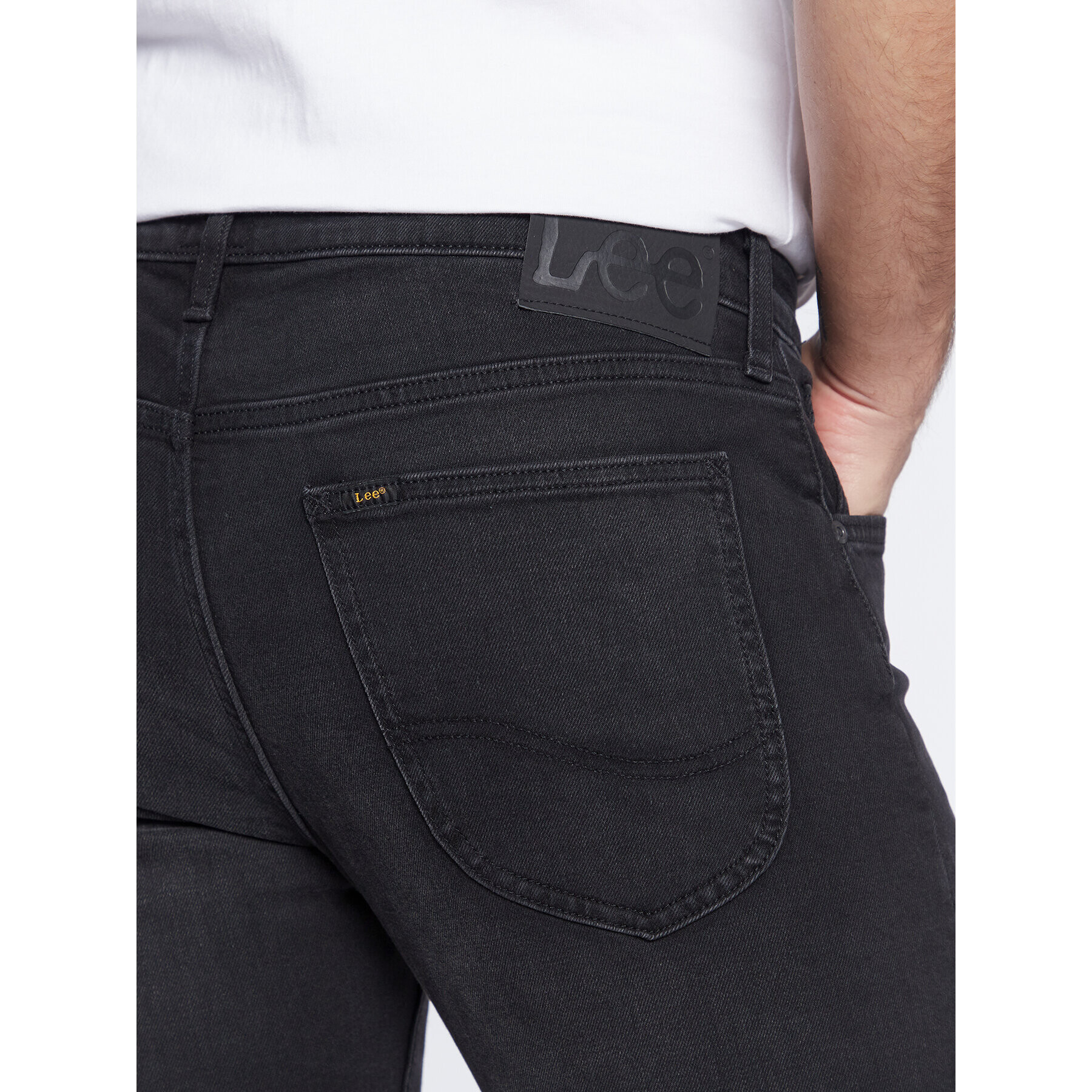 Lee Džínsy Luke L719ADEV Čierna Slim Fit - Pepit.sk