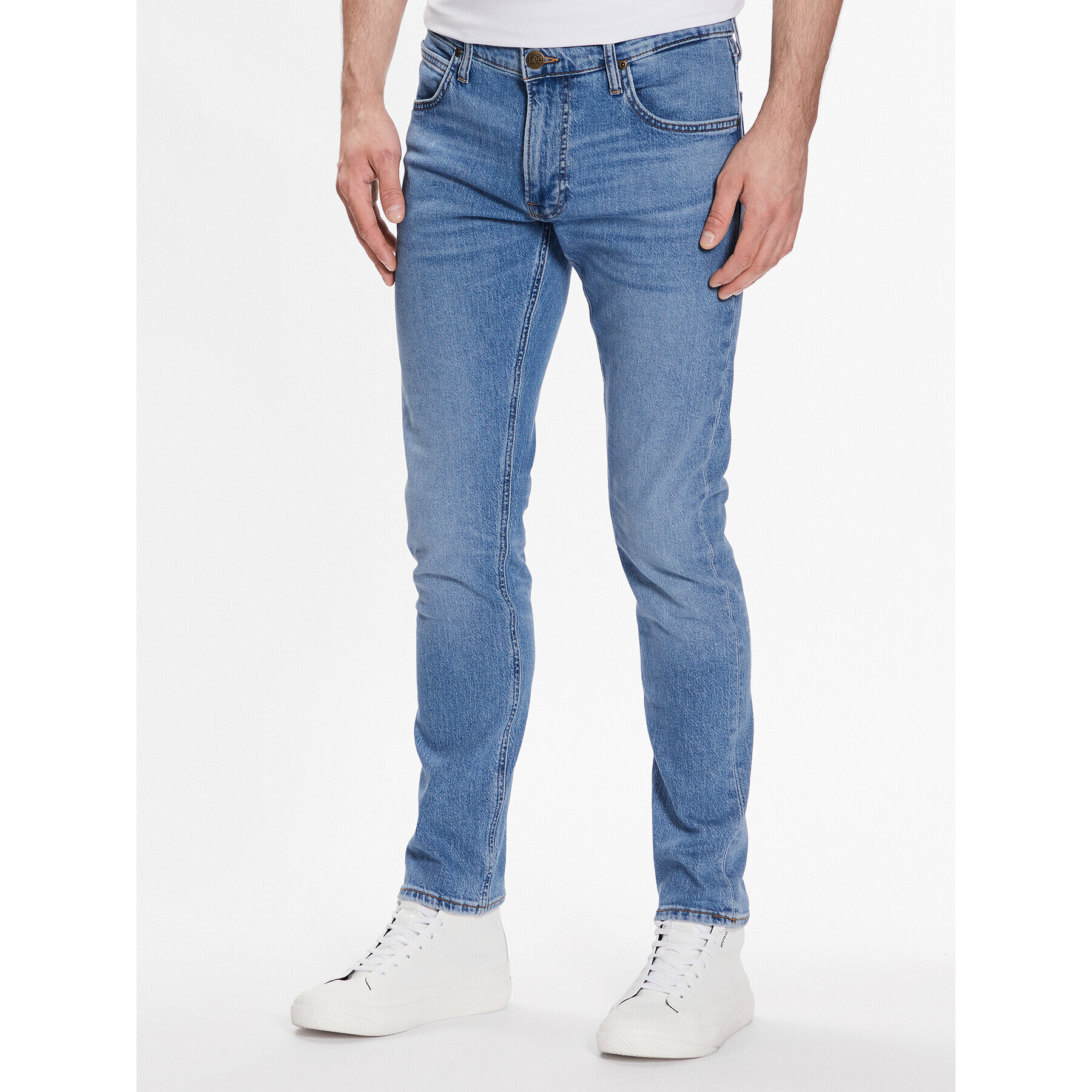 Lee Džínsy Luke L719OWC17 Modrá Slim Fit - Pepit.sk