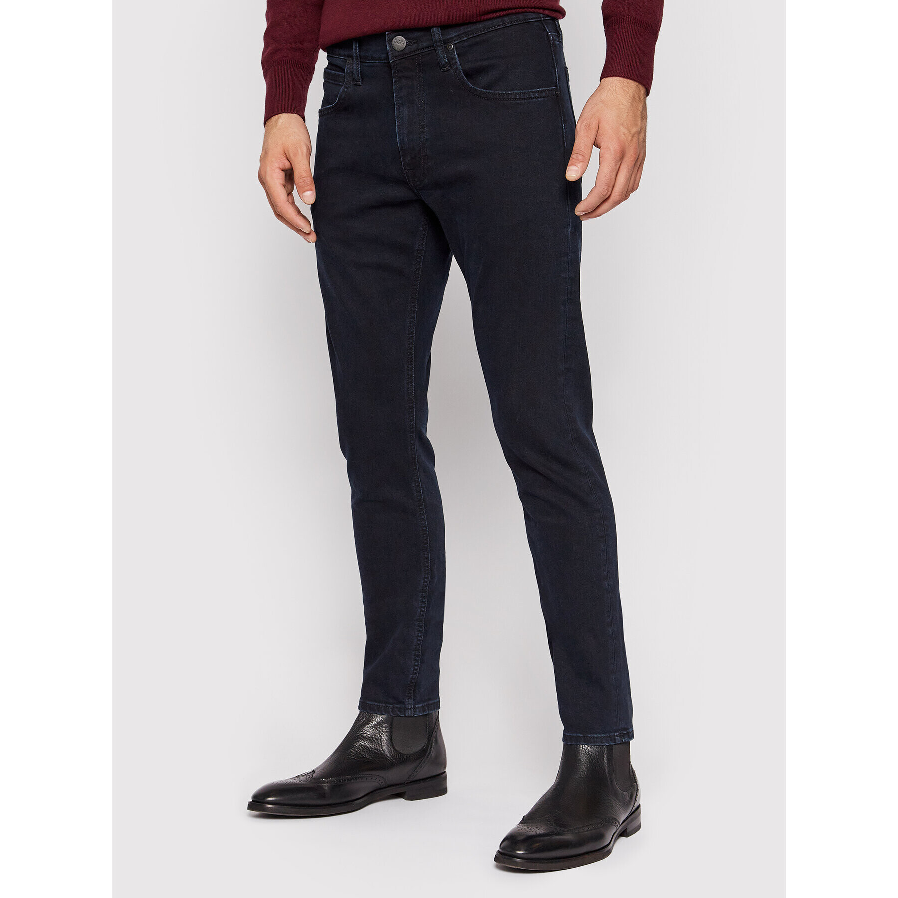 Lee Džínsy Luke L719QCKV Tmavomodrá Slim Fit - Pepit.sk