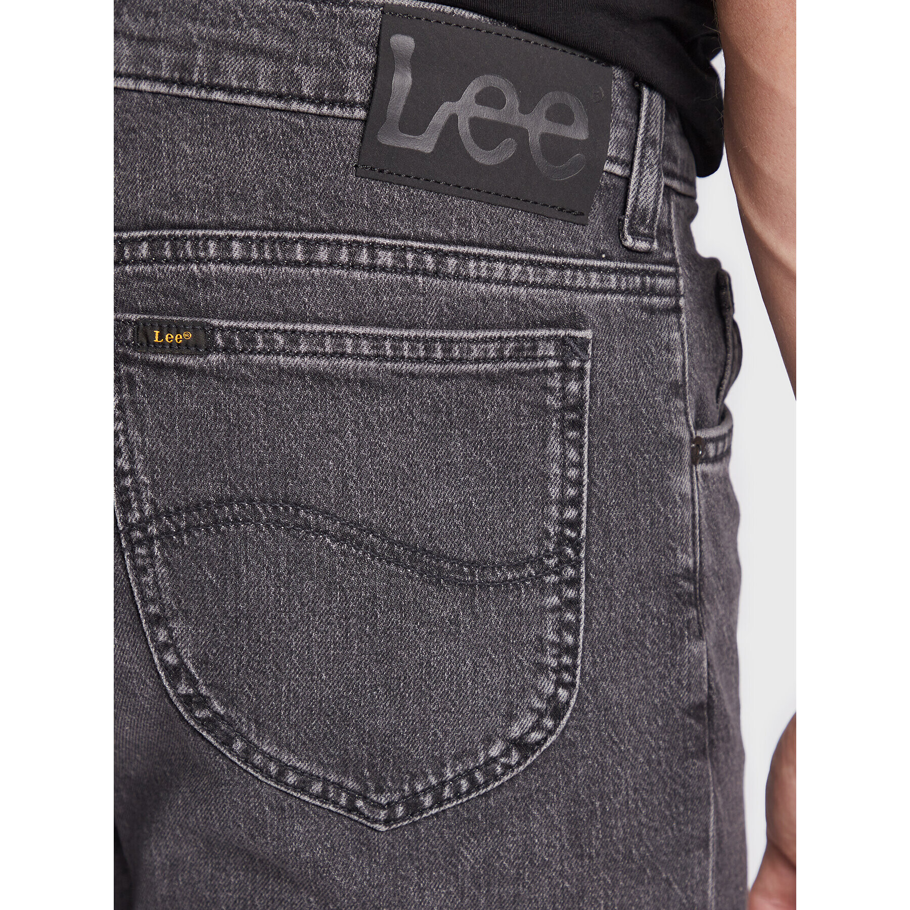 Lee Džínsy Rider L701BBFC Čierna Slim Fit - Pepit.sk