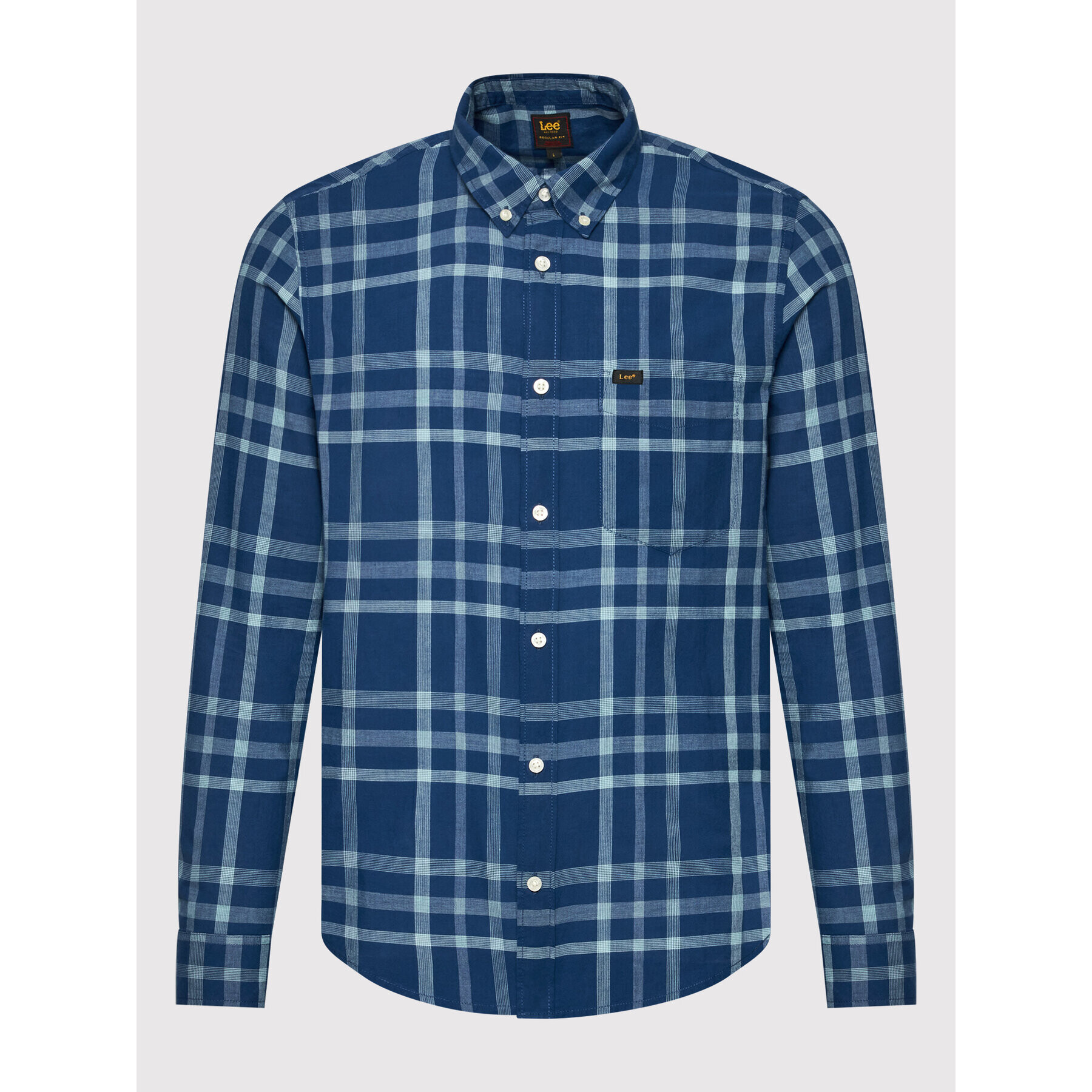 Lee Košeľa Button Down L880OEUD Modrá Regular Fit - Pepit.sk