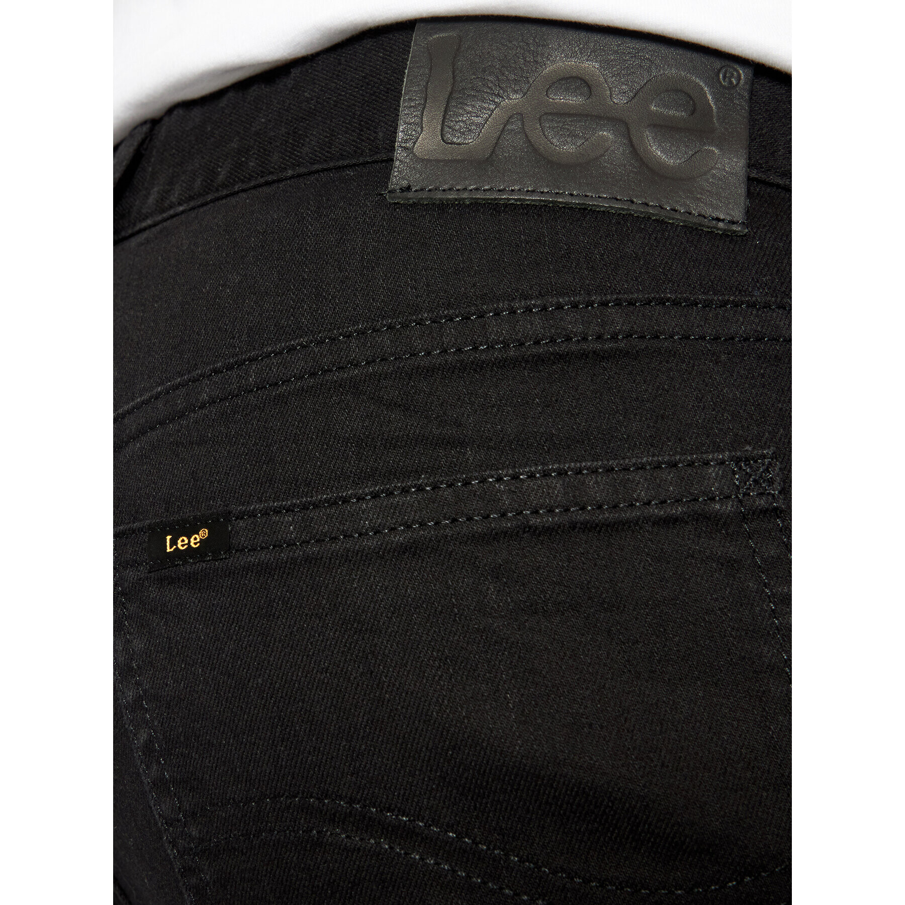 Lee Slim fit džínsy Rider L701YC47 Čierna Slim Fit - Pepit.sk