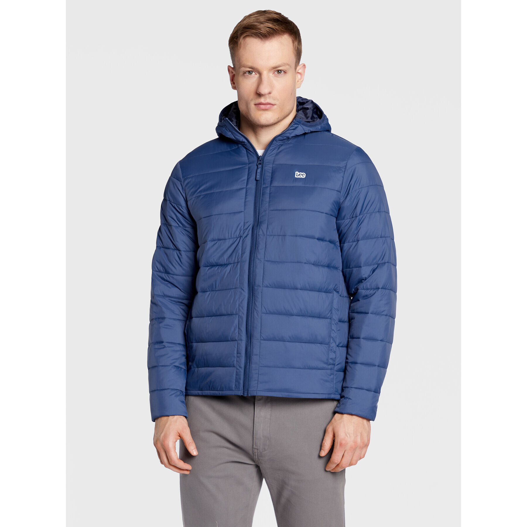 Lee Vatovaná bunda Light Puffer L87HSZ54 112321560 Tmavomodrá Regular Fit - Pepit.sk