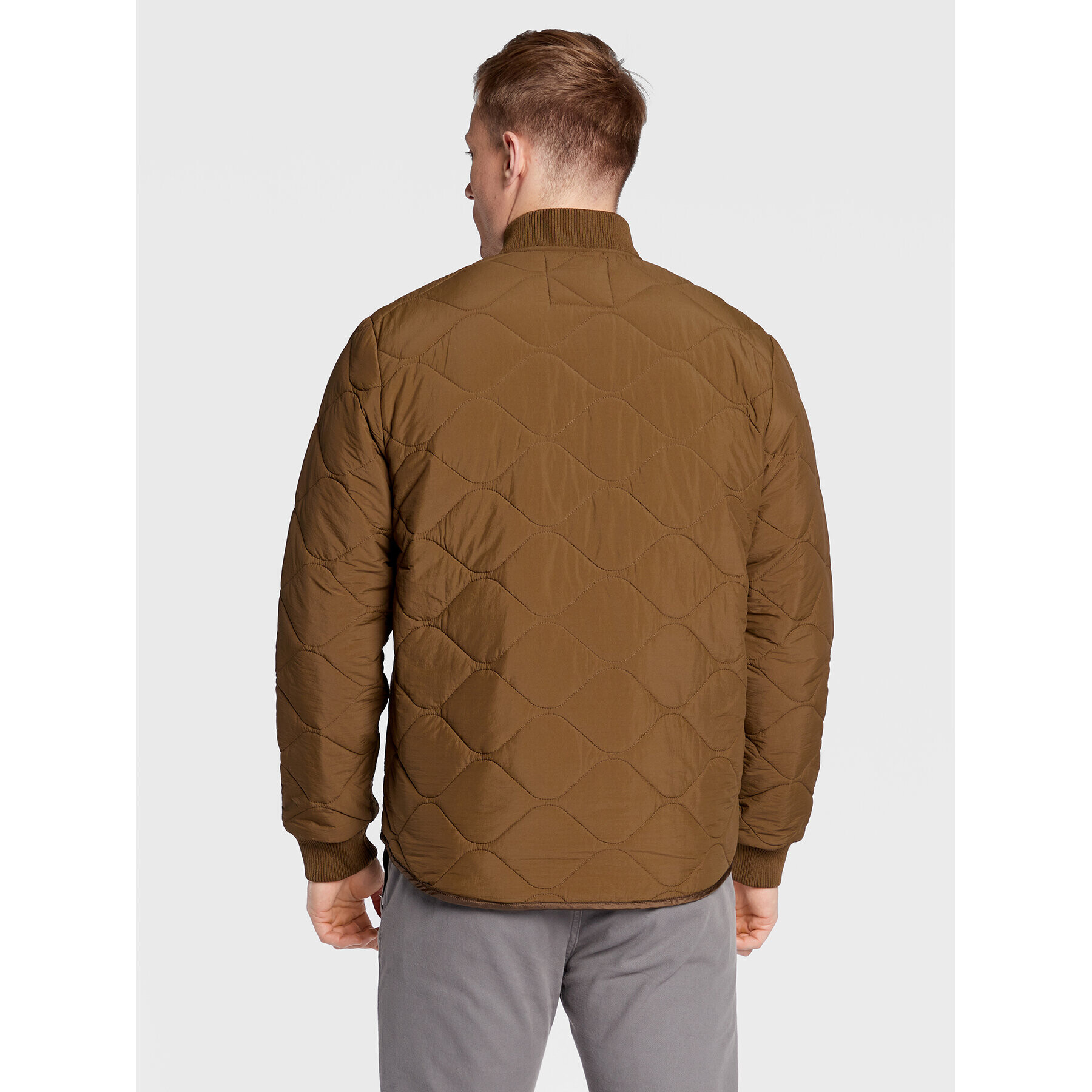 Lee Vatovaná bunda Quilted L87LDA47 112322401 Zelená Regular Fit - Pepit.sk