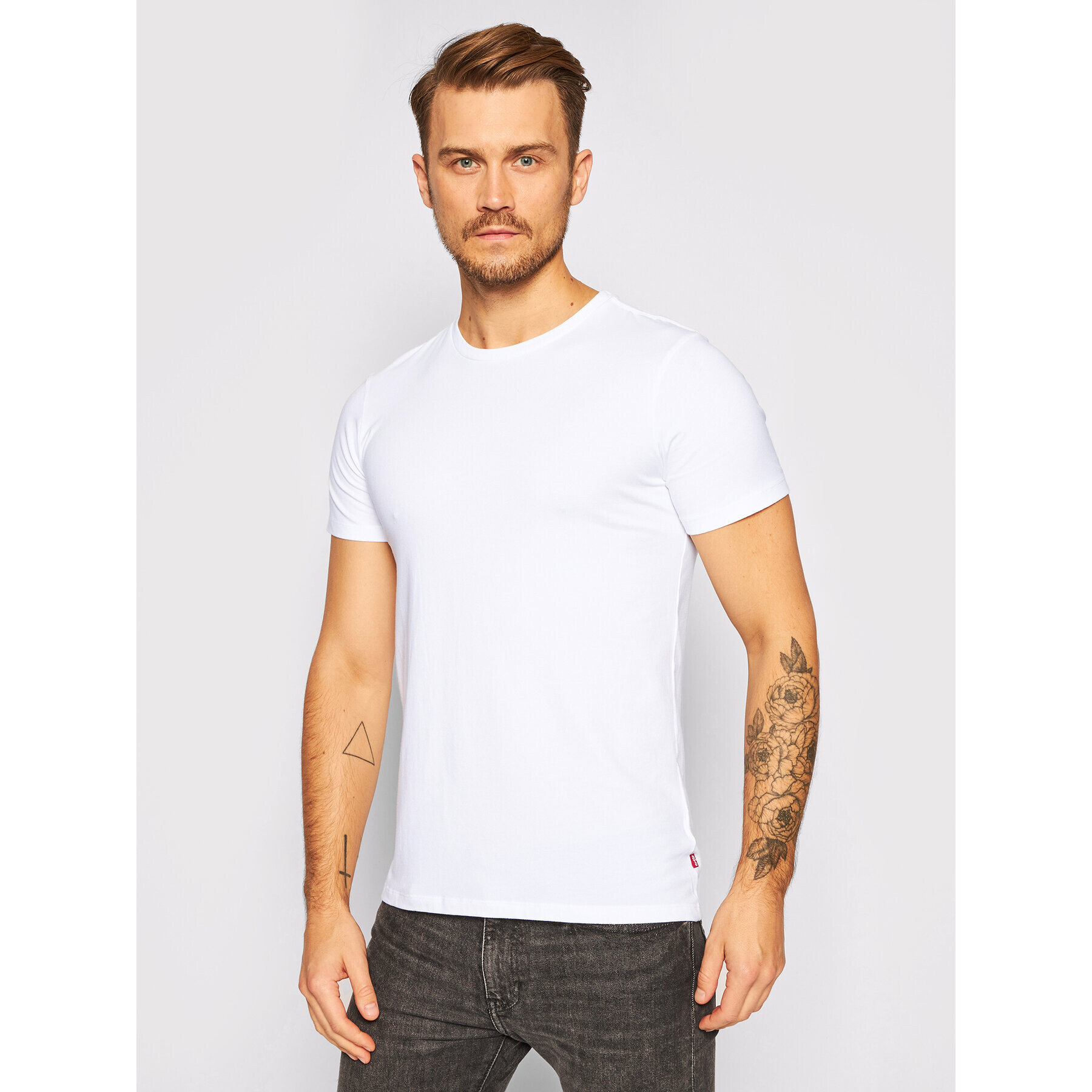 Levi's® 2-dielna súprava tričiek 905055001 Biela Regular Fit - Pepit.sk