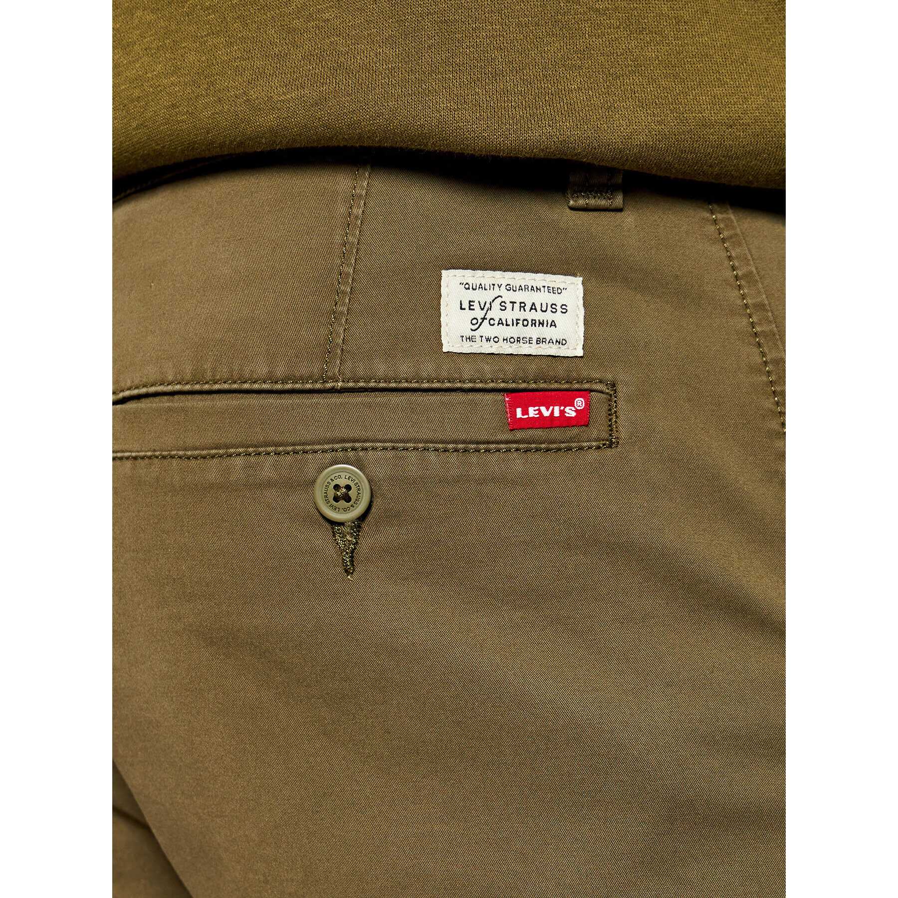 Levi's® Bavlnené šortky Chino 17202-0004 Zelená Regular Fit - Pepit.sk