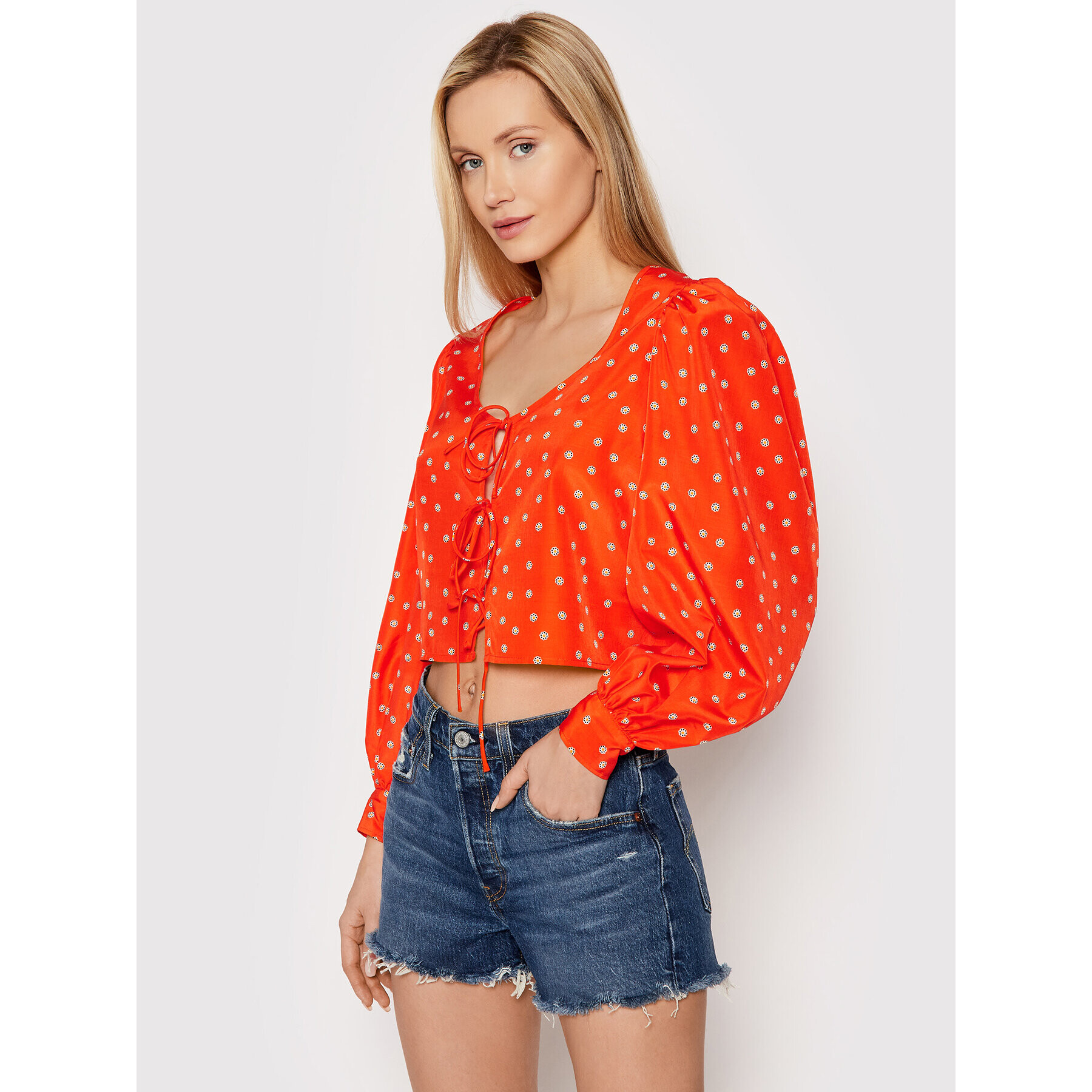 Levi's® Blúzka Fawn A1875-0001 Oranžová Relaxed Fit - Pepit.sk