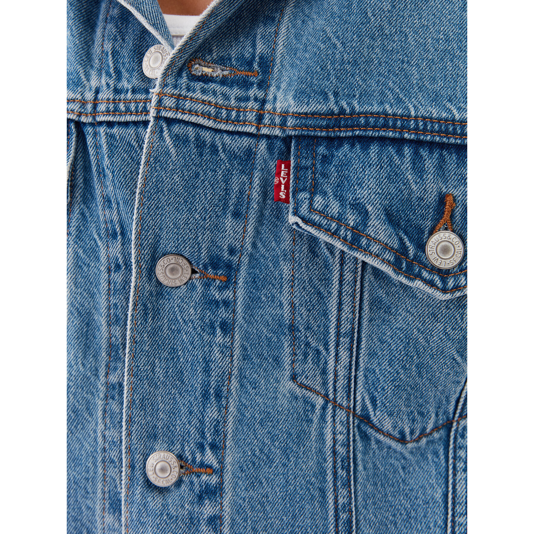 Levi's® Džínsová bunda A6049-0000 Modrá Relaxed Fit - Pepit.sk