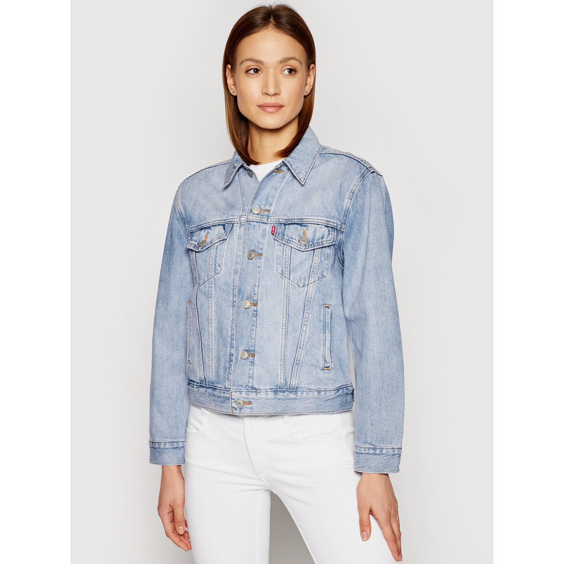 Levi's® Džínsová bunda Ex-Boyfriend Trucker 29944-0149 Modrá Relaxed Fit - Pepit.sk