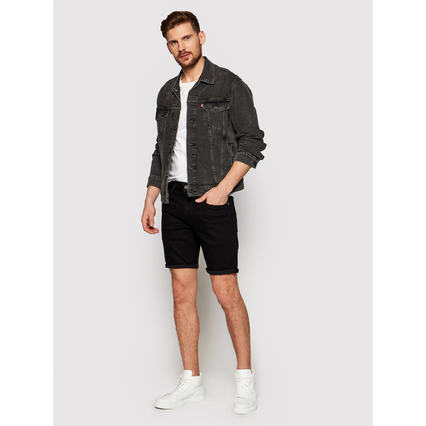 Levi's® Džínsové šortky 405™ 39864-0037 Čierna Standard Fit - Pepit.sk