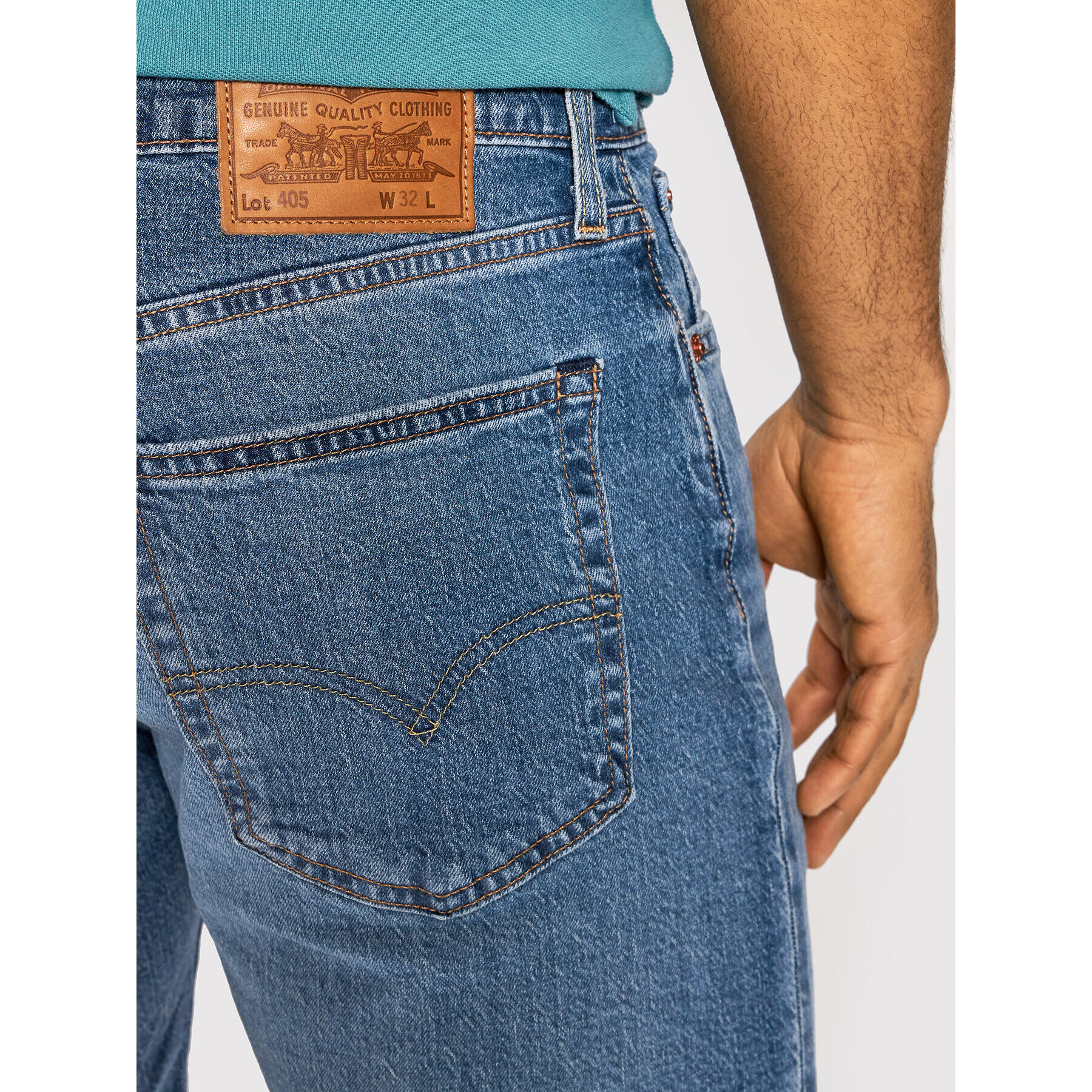 Levi's® Džínsové šortky 405™ 39864-0053 Modrá Regular Fit - Pepit.sk