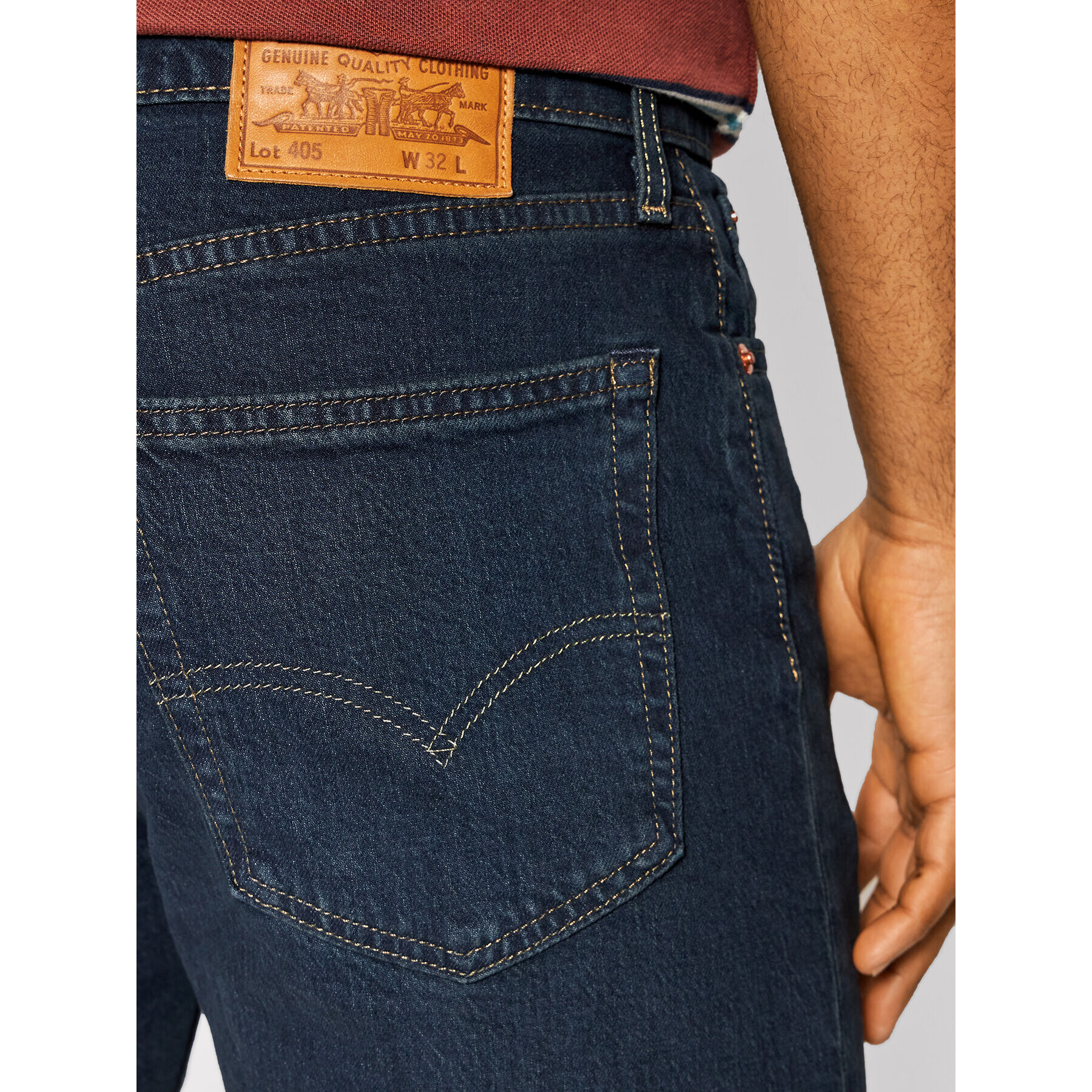 Levi's® Džínsové šortky 405™ 39864-0054 Tmavomodrá Regular Fit - Pepit.sk