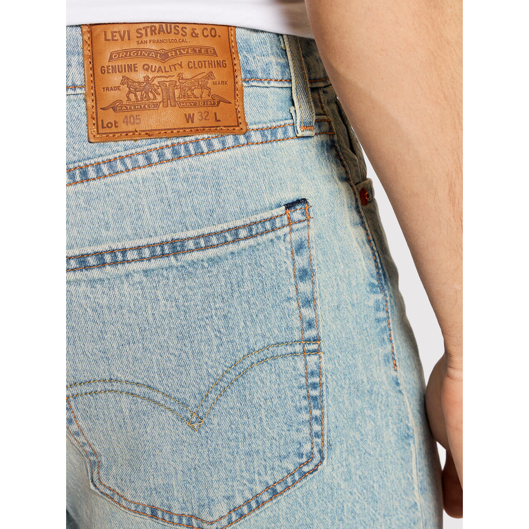 Levi's® Džínsové šortky 405™ 39864-0055 Modrá Standard Fit - Pepit.sk