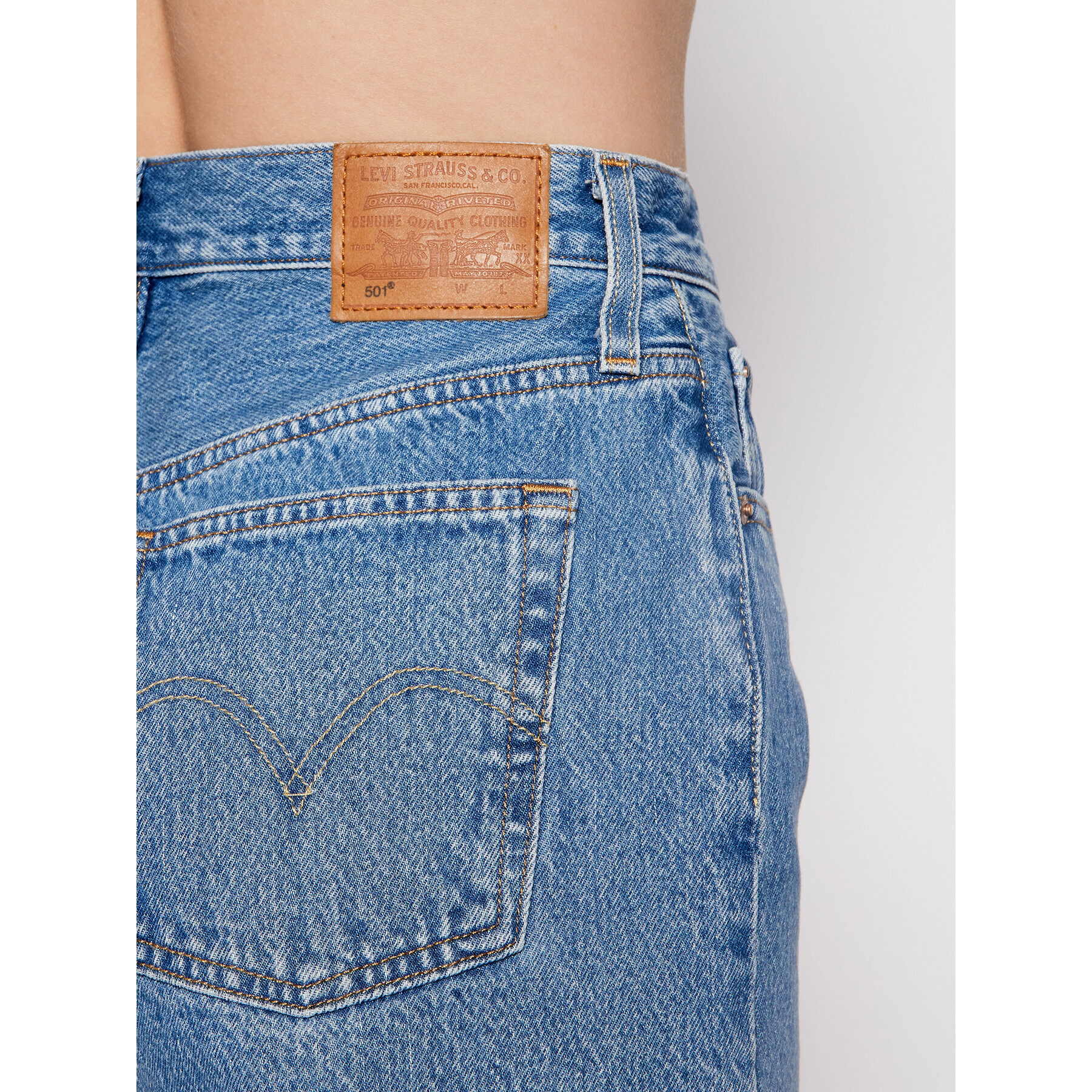 Levi's® Džínsové šortky 501® 56327-0183 Modrá Slim Fit - Pepit.sk