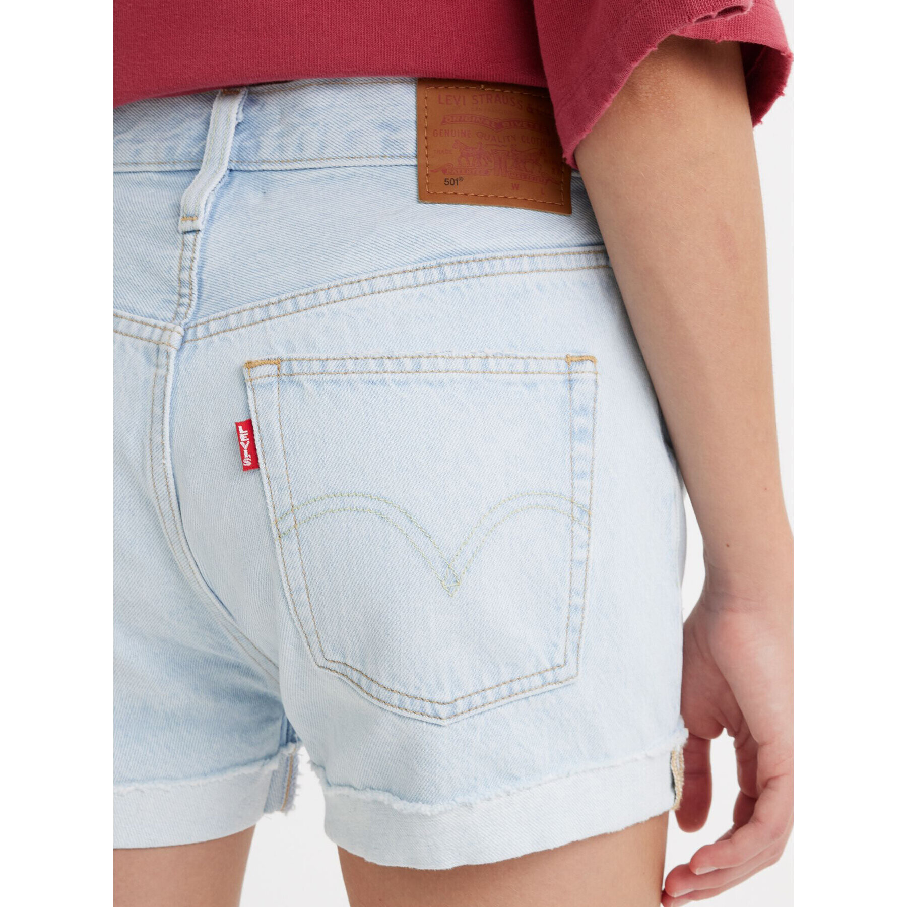 Levi's® Džínsové šortky 501® 563270313 Modrá Regular Fit - Pepit.sk