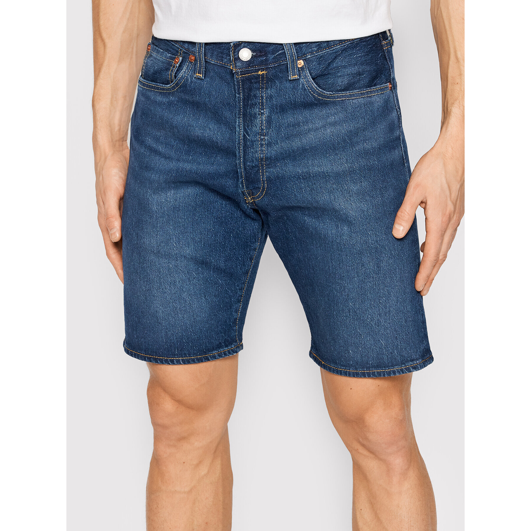 Levi's® Džínsové šortky 501® Hemmed 36512-0152 Tmavomodrá Regular Fit - Pepit.sk