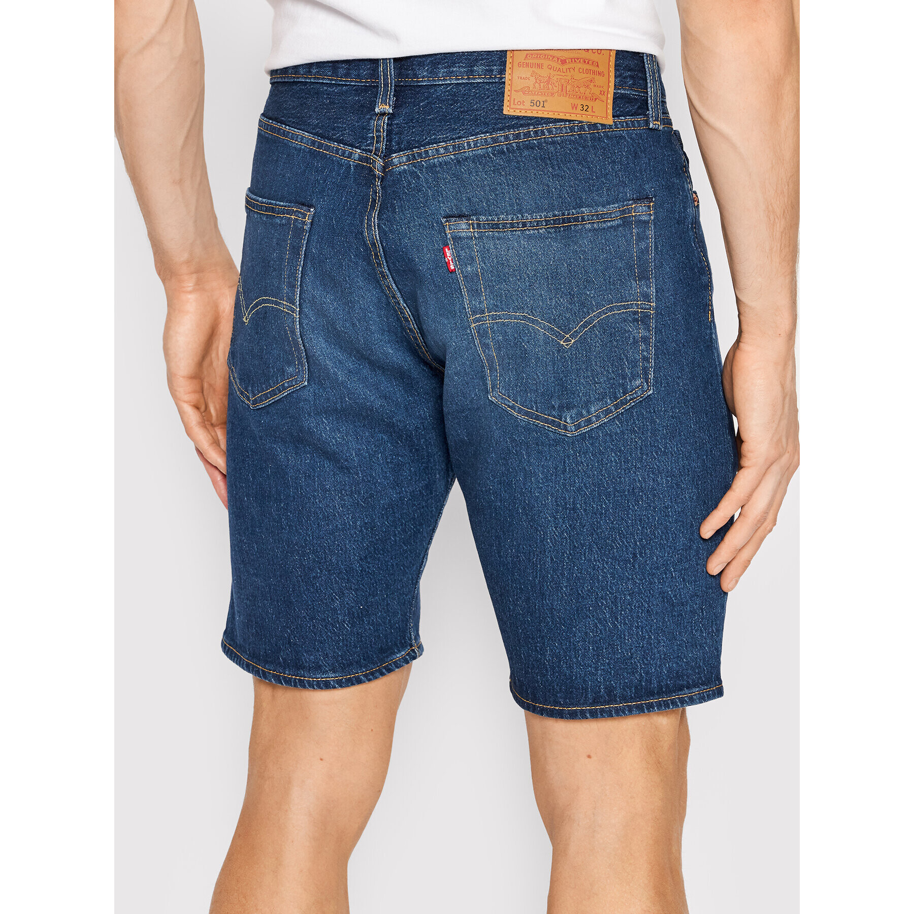 Levi's® Džínsové šortky 501® Hemmed 36512-0152 Tmavomodrá Regular Fit - Pepit.sk