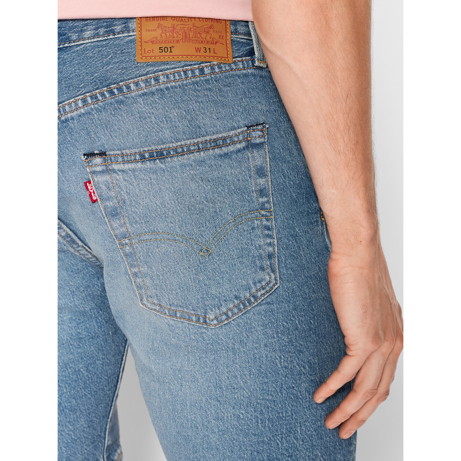 Levi's® Džínsové šortky 501® Hemmed 36512-0154 Modrá Regular Fit - Pepit.sk