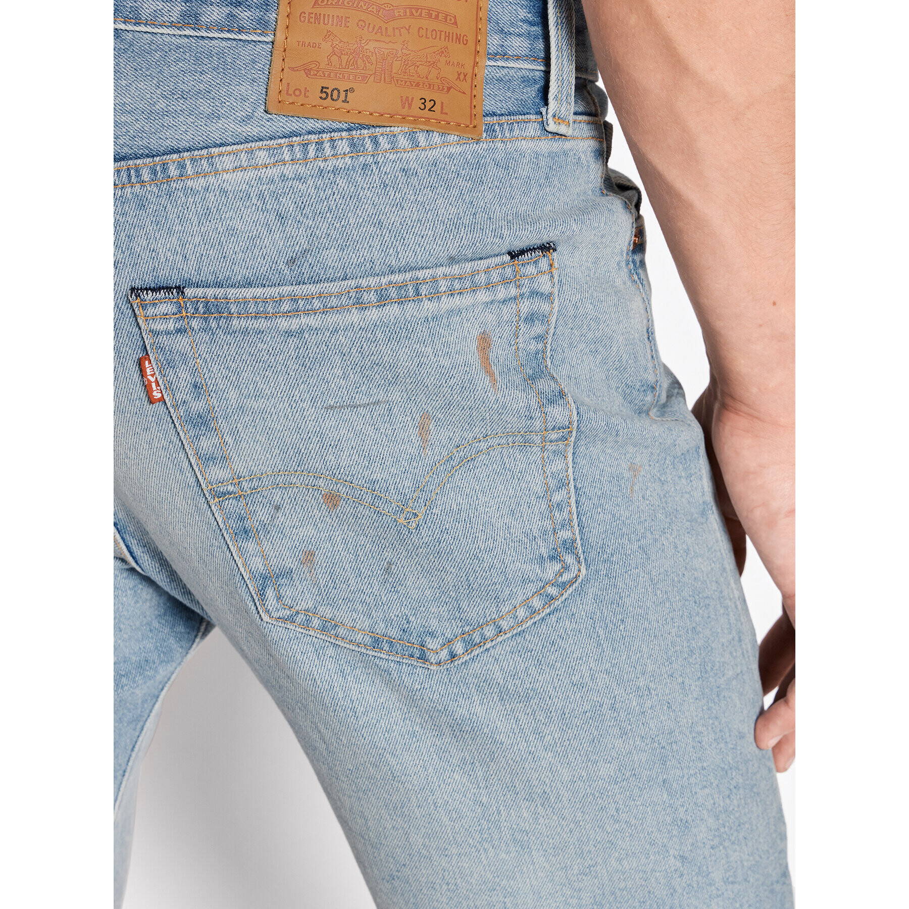 Levi's® Džínsové šortky 501® Hemmed 36512-0163 Modrá Regular Fit - Pepit.sk