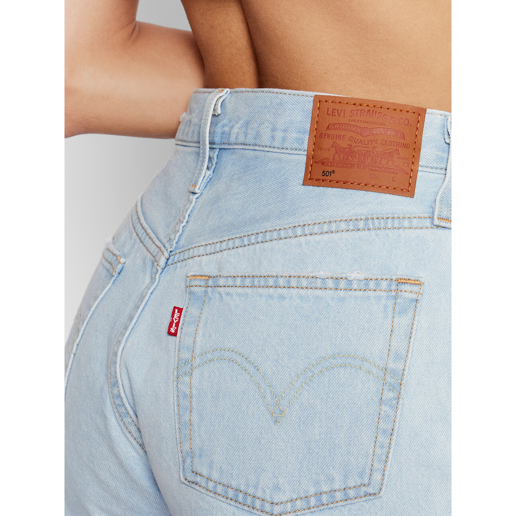 Levi's® Džínsové šortky 501® Original 56327-0231 Modrá Regular Fit - Pepit.sk