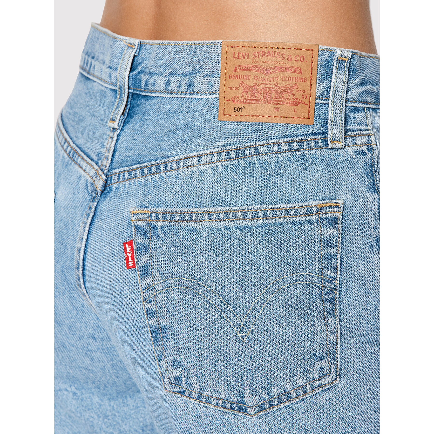 Levi's® Džínsové šortky 501® Rolled 29961-0032 Modrá Regular Fit - Pepit.sk