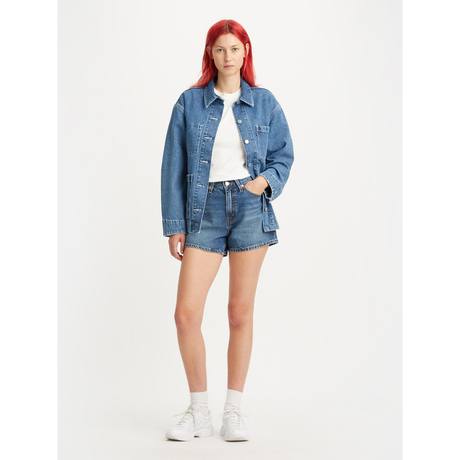 Levi's® Džínsové šortky 80'S A46950003 Modrá Loose Fit - Pepit.sk