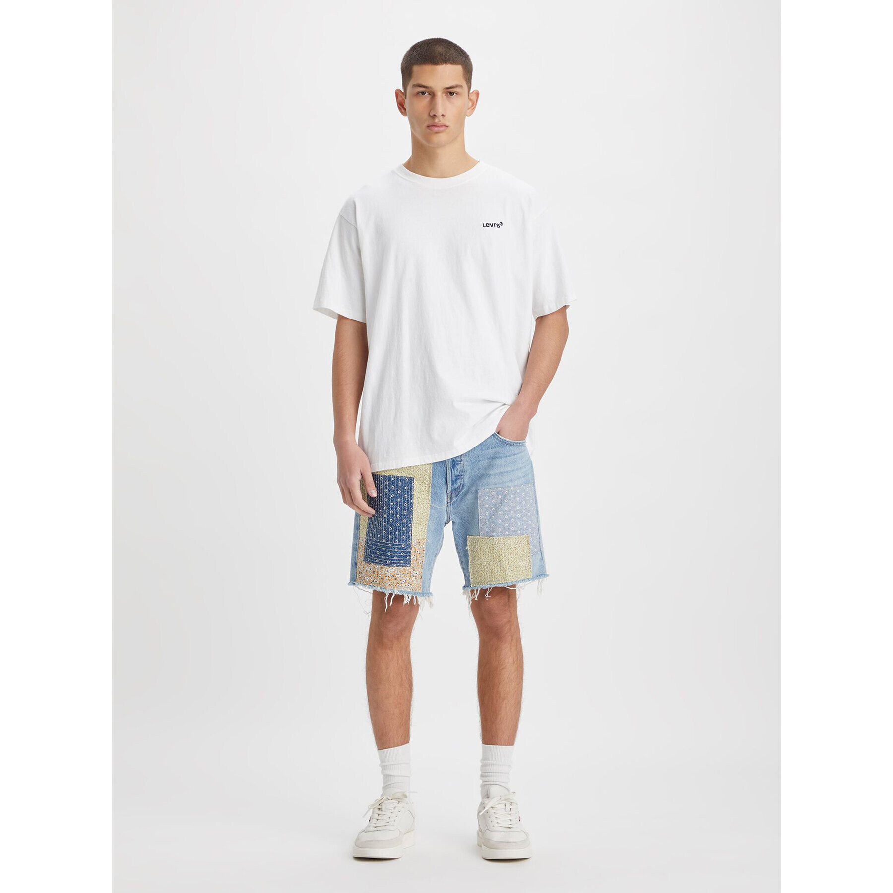 Levi's® Džínsové šortky 852210065 Modrá Regular Fit - Pepit.sk