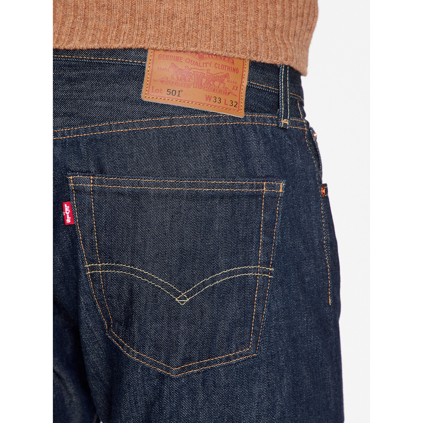 Levi's® Džínsy 501® 00501-0162 Tmavomodrá Original Fit - Pepit.sk