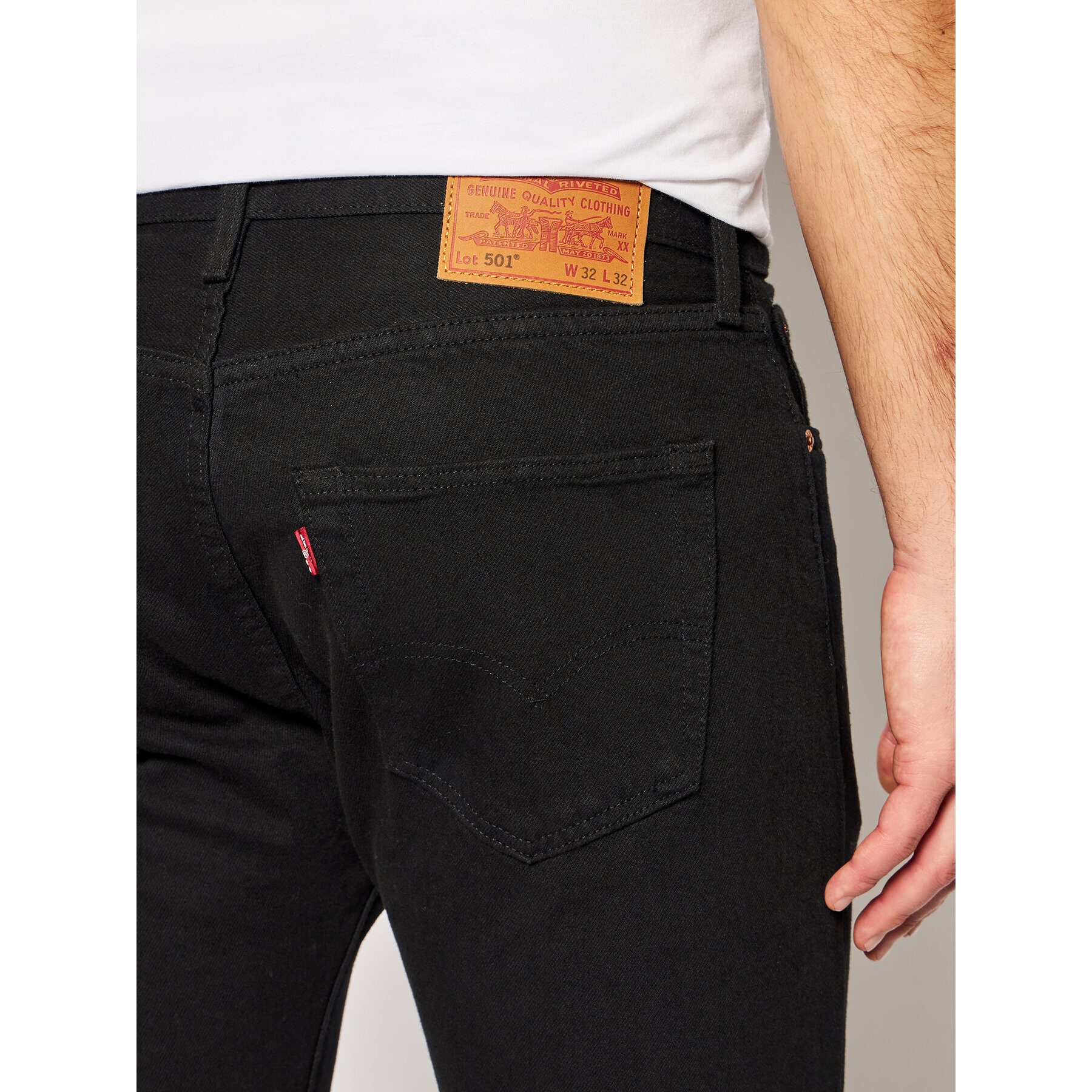 Levi's® Džínsy 501® 00501-0165 Čierna Original Fit - Pepit.sk