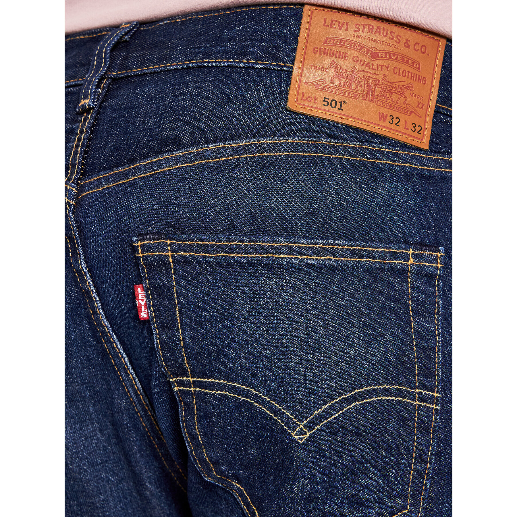 Levi's® Džínsy 501® 00501-3139 Tmavomodrá Original Fit - Pepit.sk