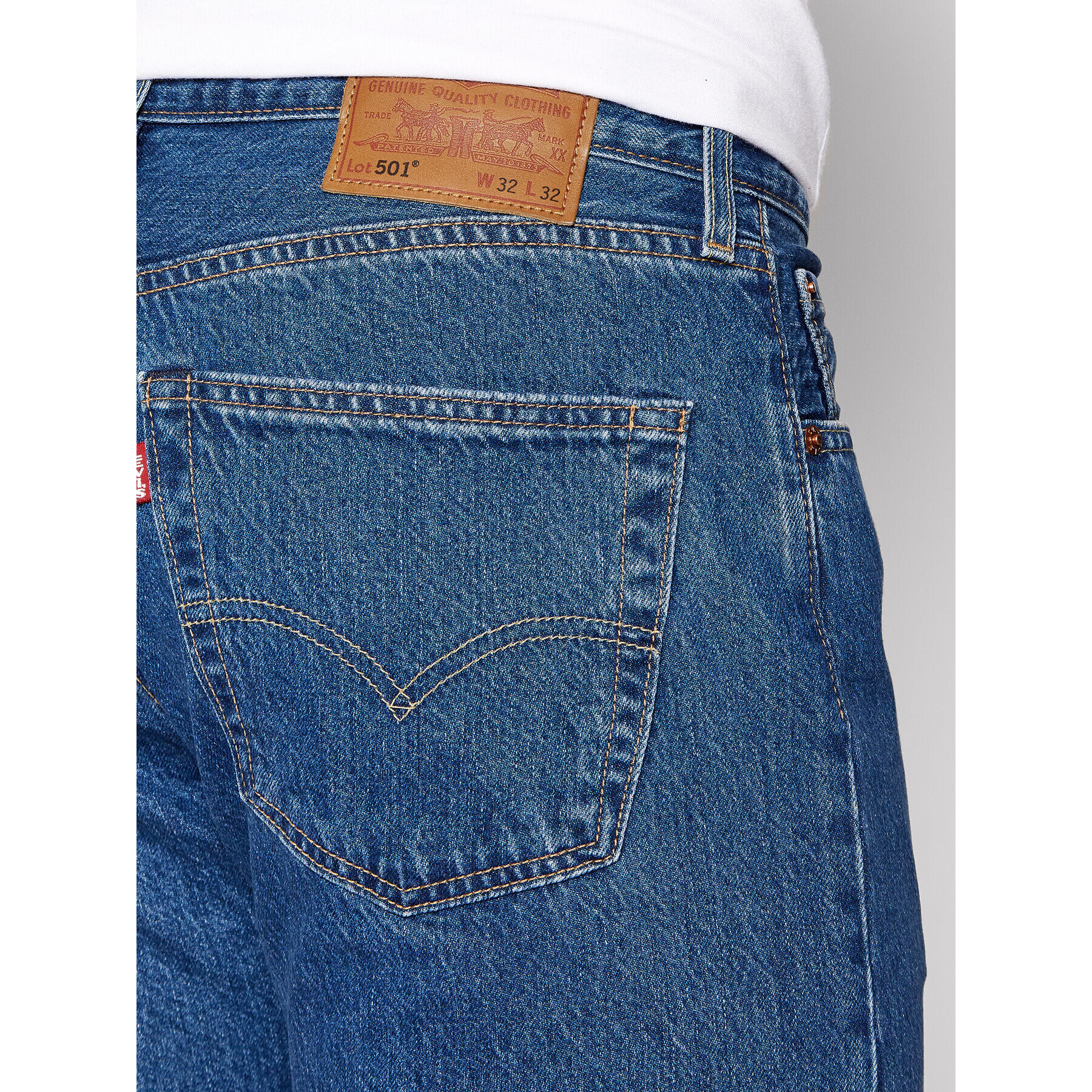 Levi's® Džínsy 501® 00501-3285 Tmavomodrá Regular Fit - Pepit.sk