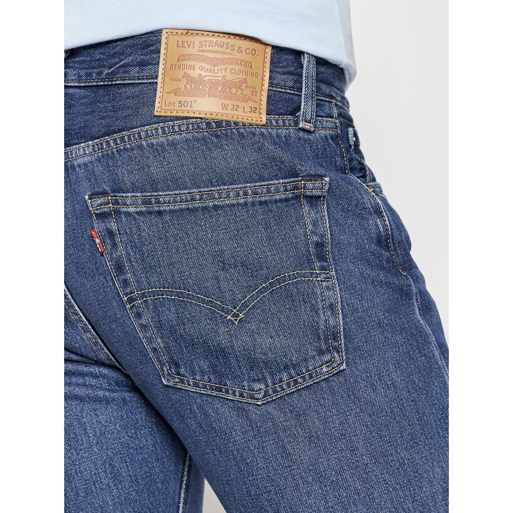 Levi's® Džínsy 501® 00501-3322 Modrá Regular Fit - Pepit.sk