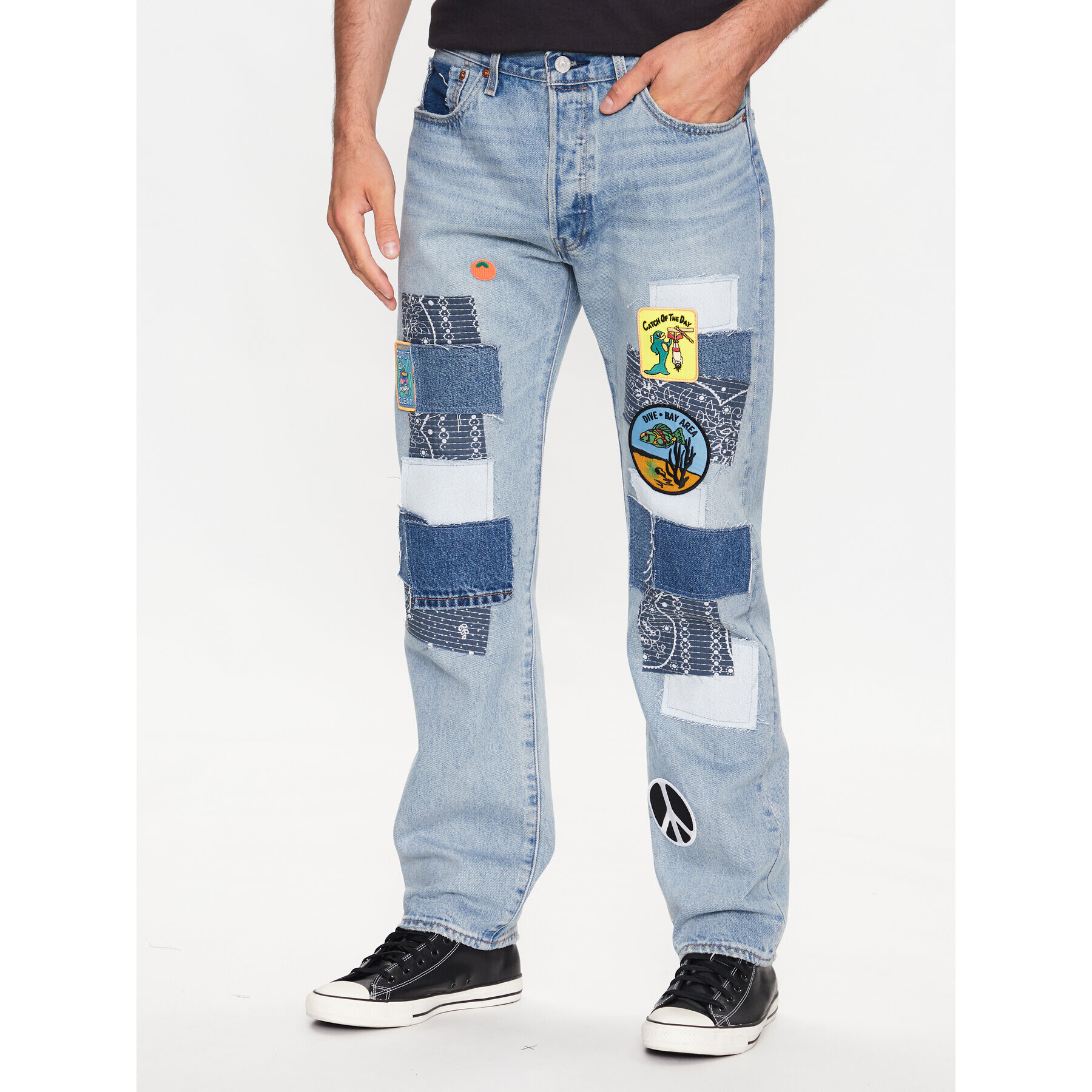 Levi's® Džínsy 501® 00501-3467 Modrá Regular Fit - Pepit.sk