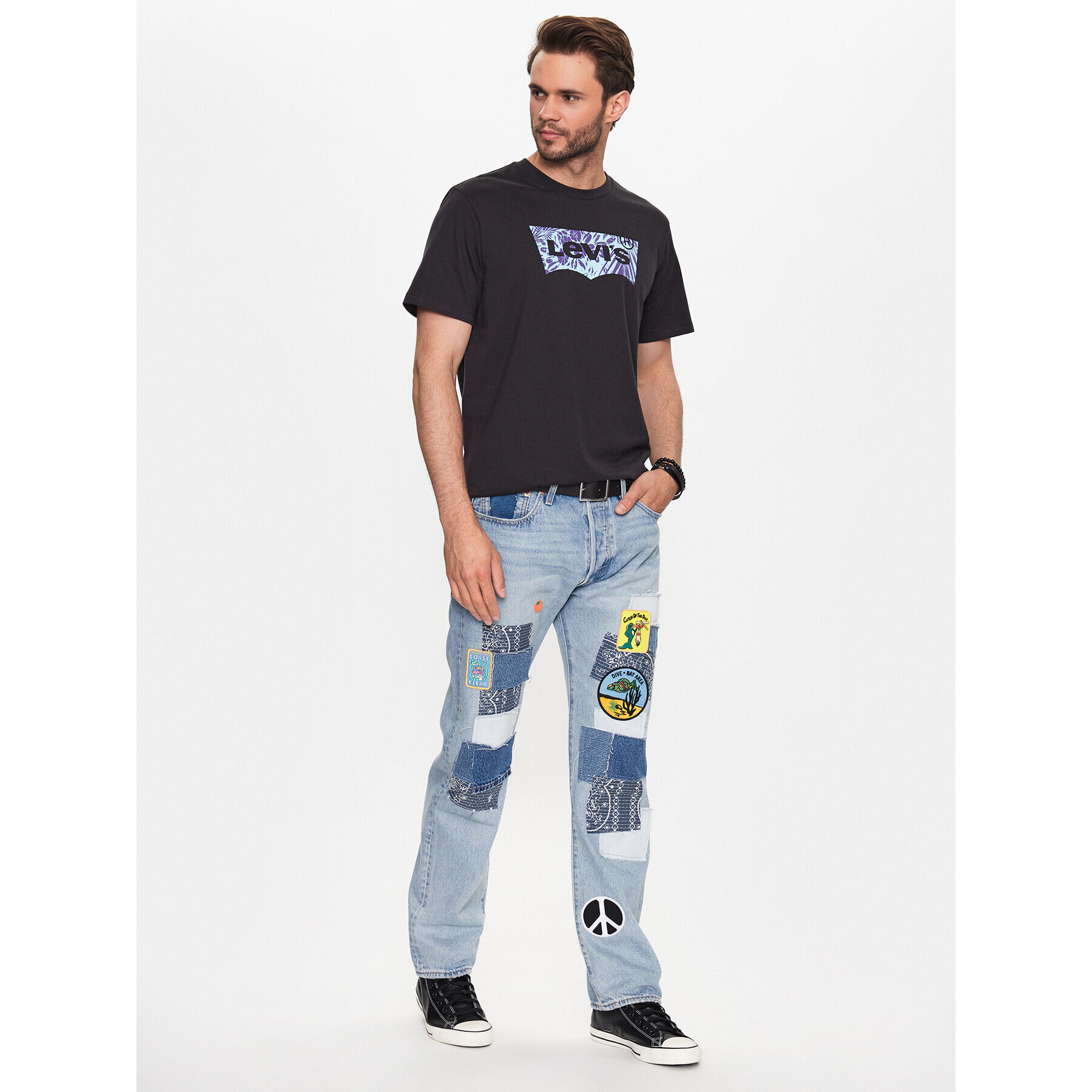 Levi's® Džínsy 501® 00501-3467 Modrá Regular Fit - Pepit.sk